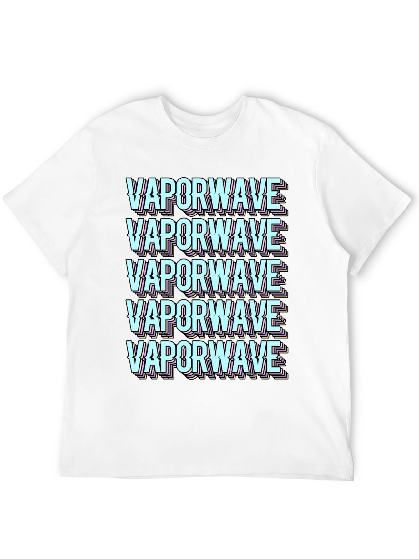 Vaporwave Aesthetic Graphic Tee - Black T-Shirt