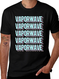 Vaporwave Aesthetic Graphic Tee - Black T-Shirt