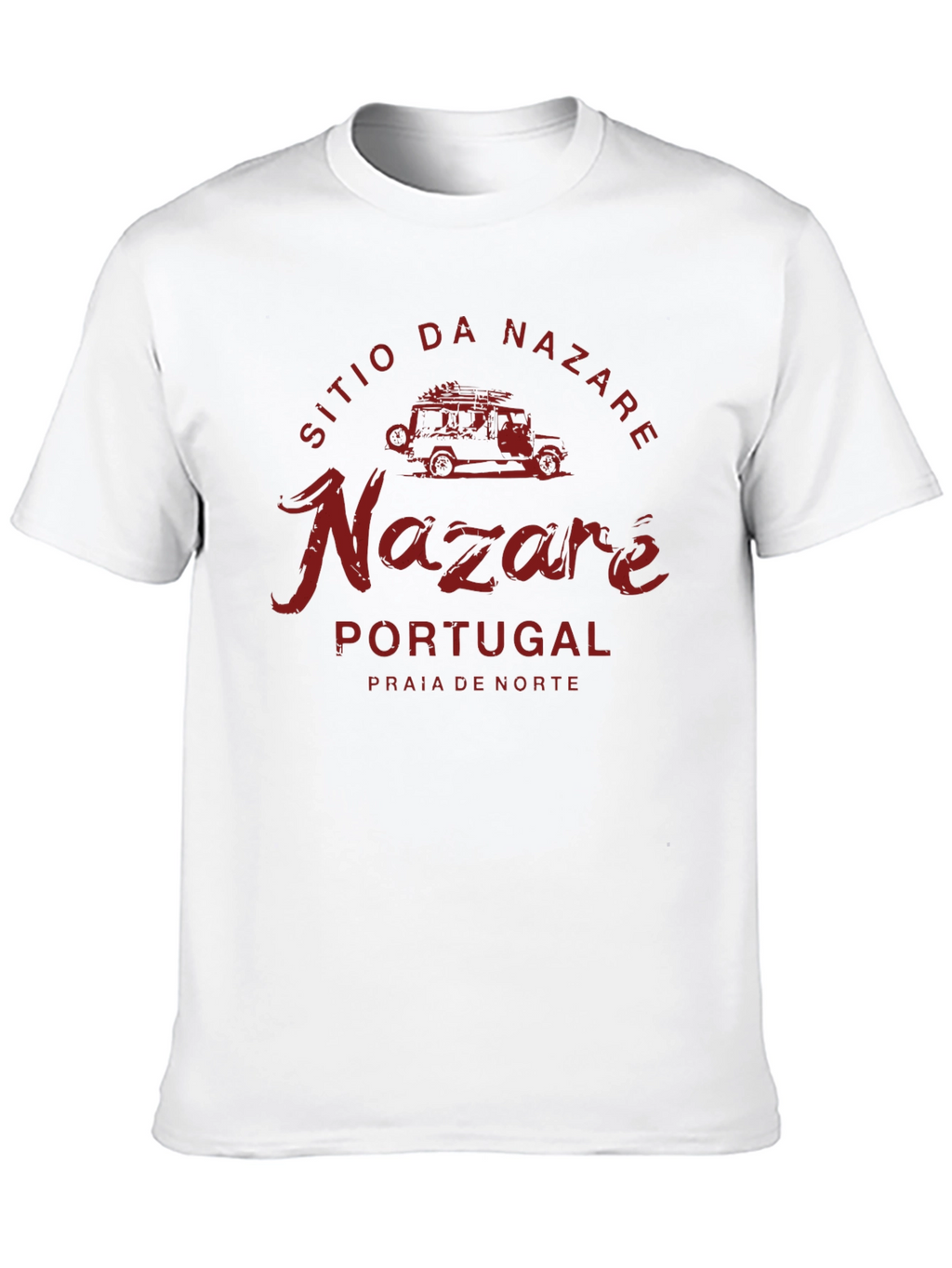 Nazare Portugal T-Shirt Beach Surf Tee