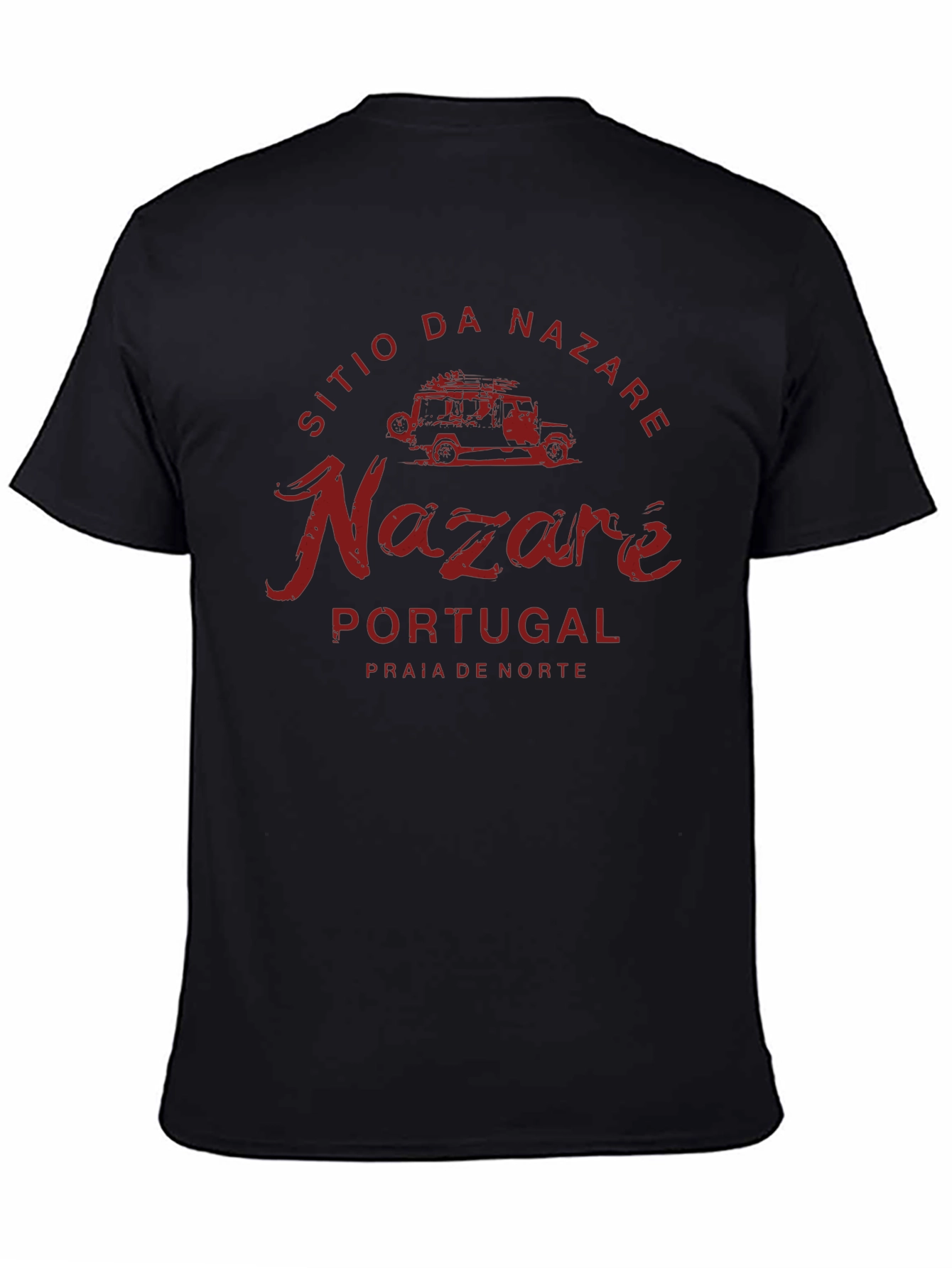 Nazare Portugal T-Shirt Beach Surf Tee