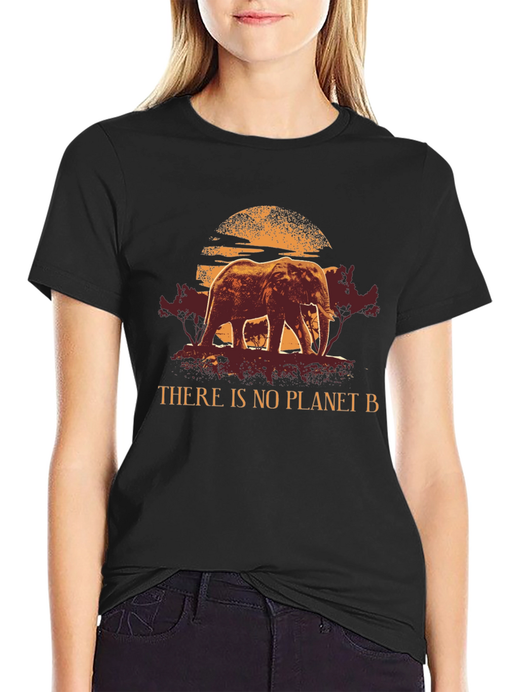 Eco Elephant Graphic Tee - No Planet B