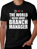 Branch Manager Graphic Tee Arrow Heart T-Shirt