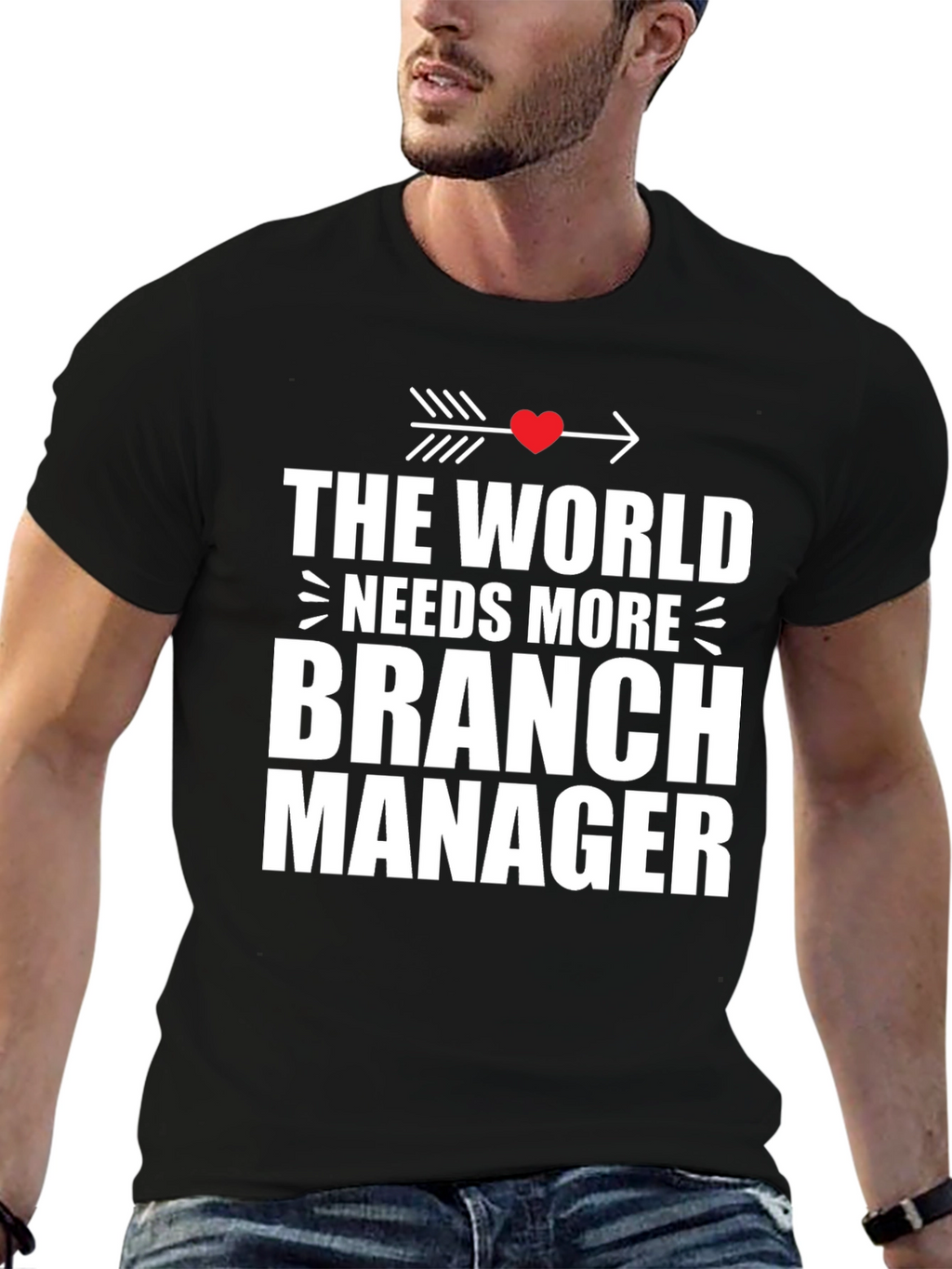 Branch Manager Graphic Tee Arrow Heart T-Shirt