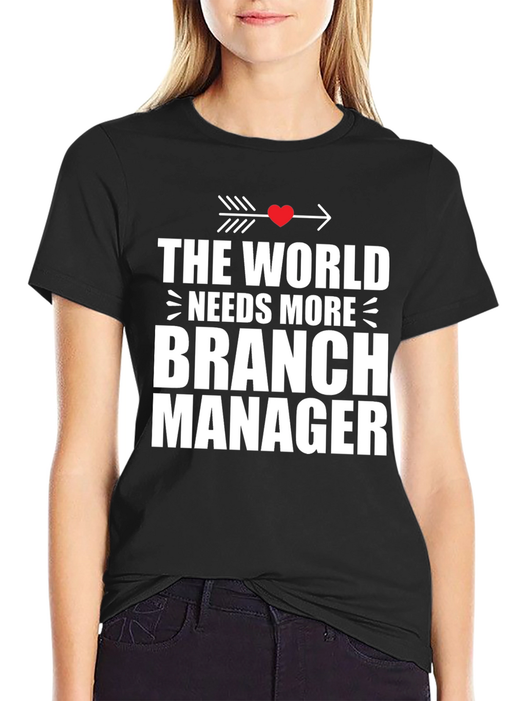 Branch Manager Graphic Tee Arrow Heart T-Shirt