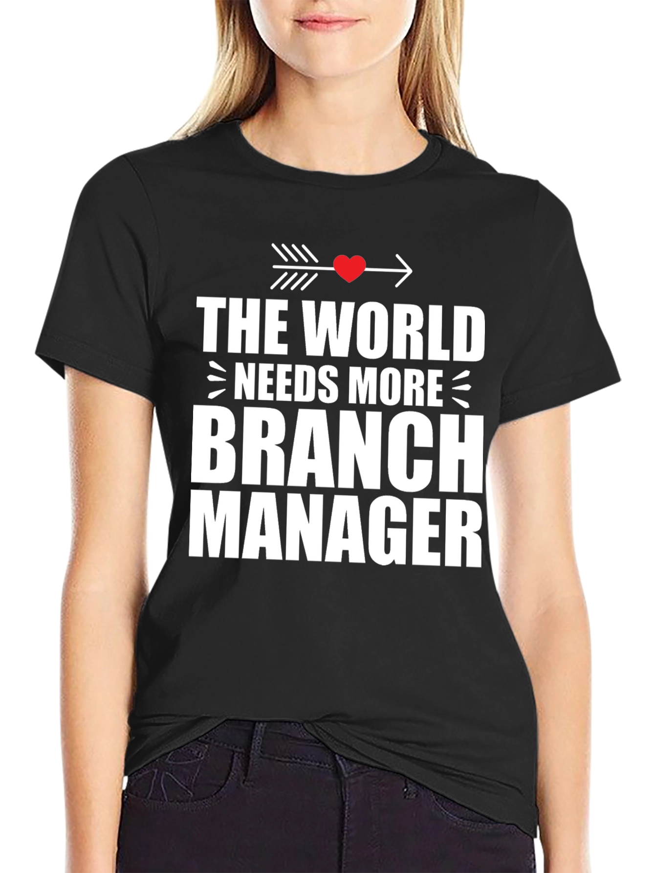 Branch Manager Graphic Tee Arrow Heart T-Shirt