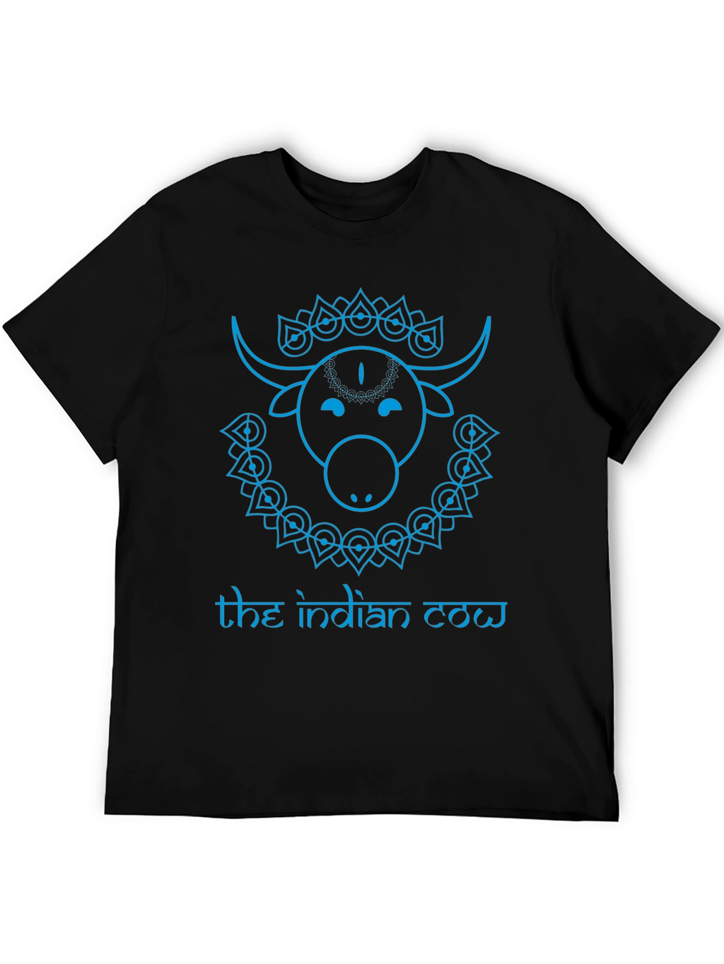 The Indian Cow Graphic Tee - Black