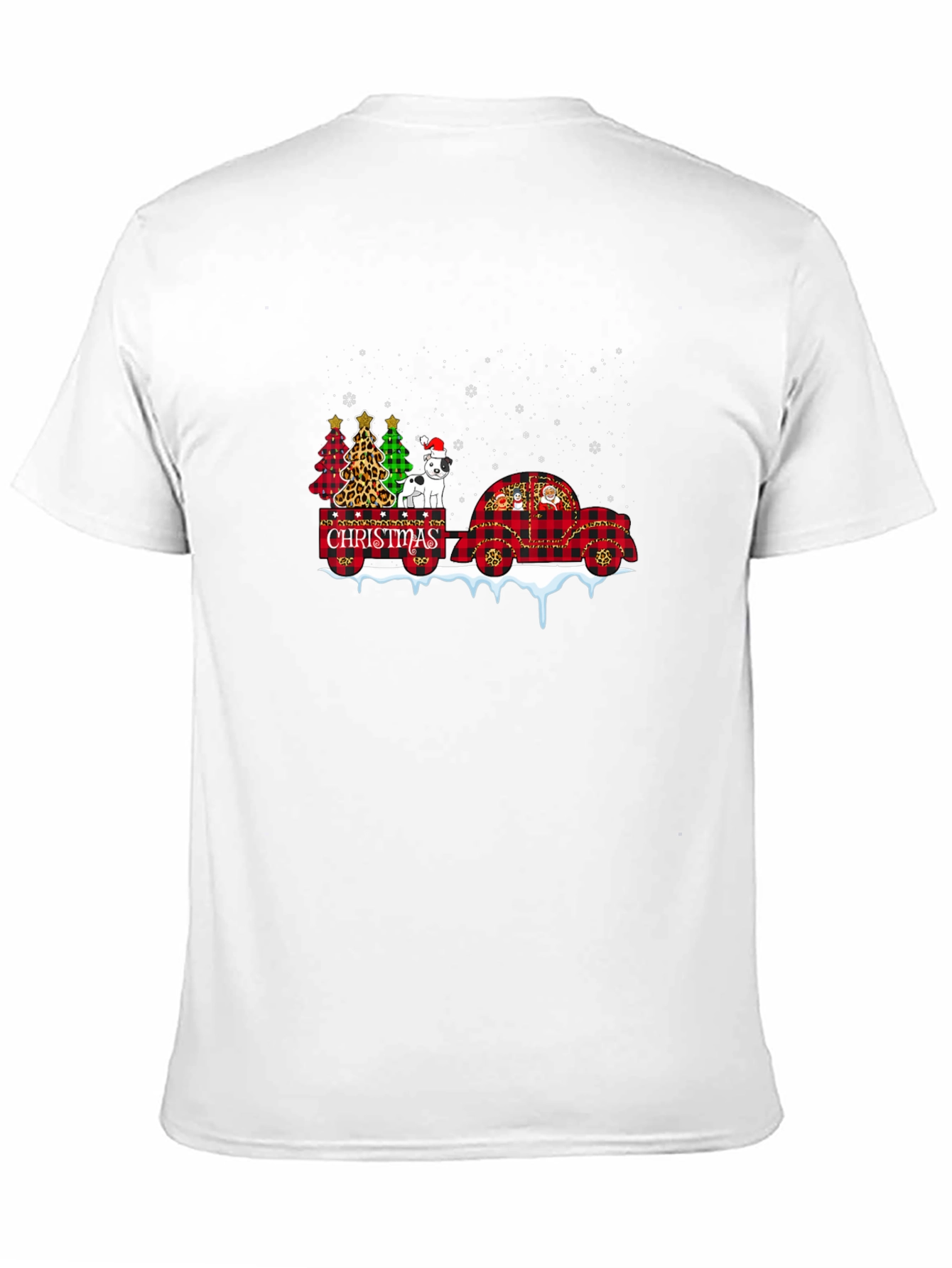 Festive Christmas Dog Graphic Tee