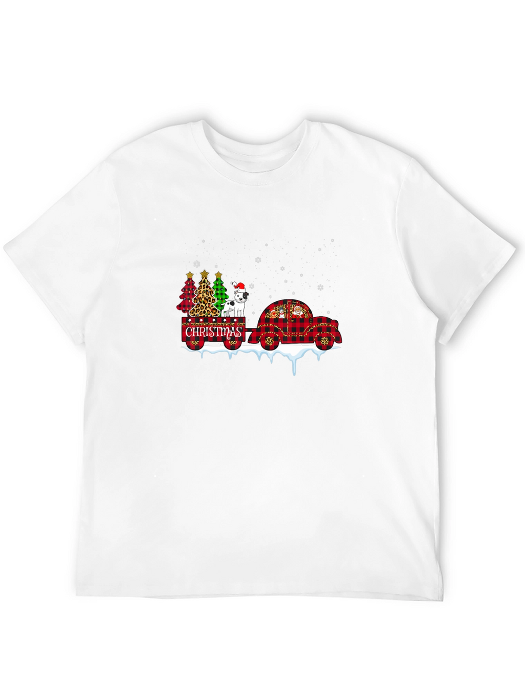 Festive Christmas Dog Graphic Tee