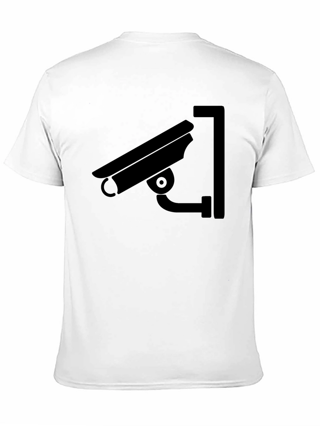 Security Camera Graphic Black T-Shirt