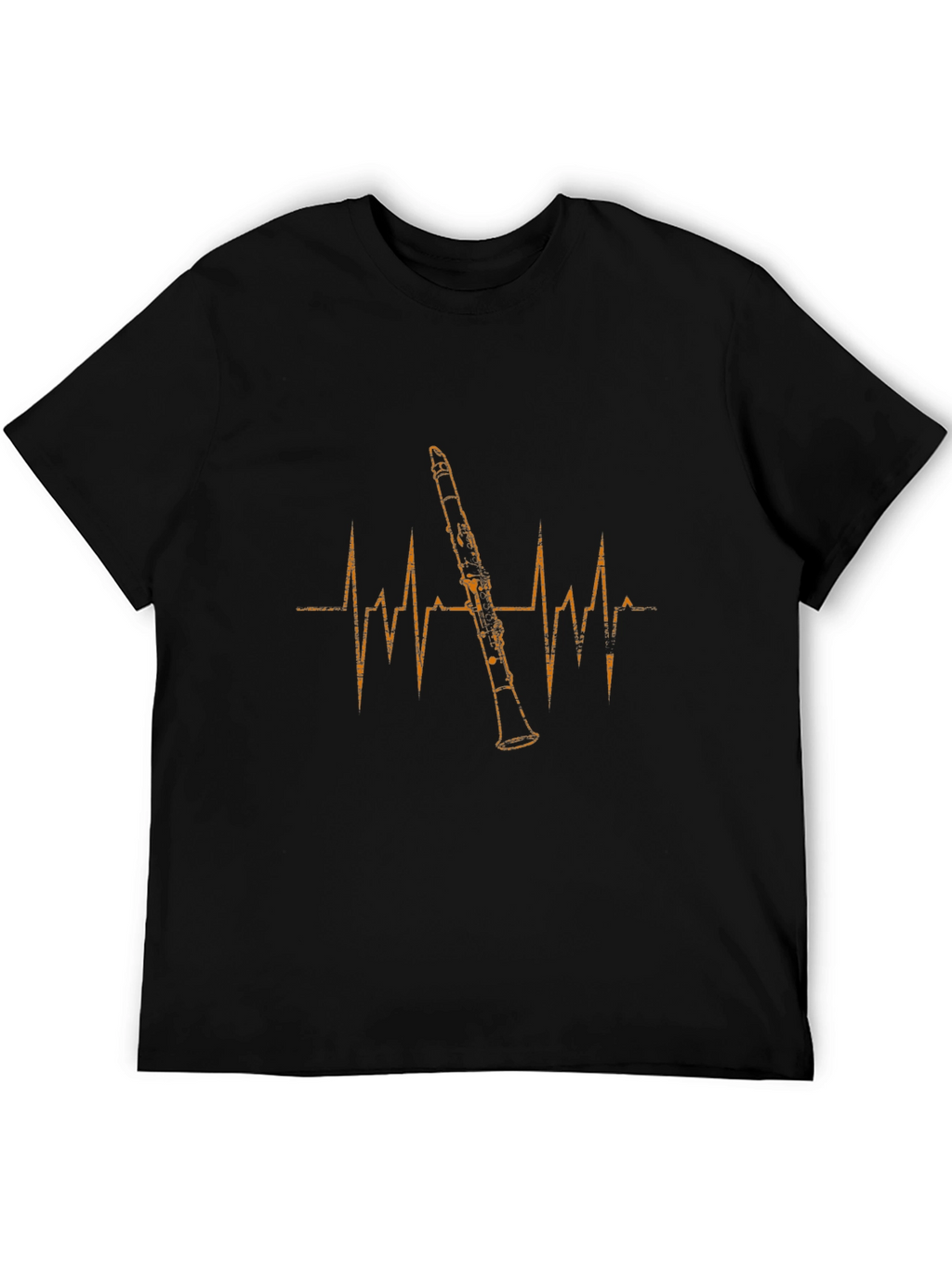 Clarinet Heartbeat Graphic T-Shirt