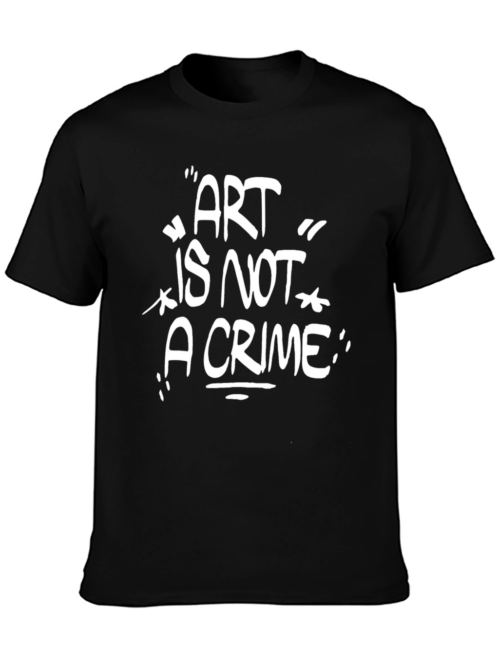 Art Is Not A Crime Graphic Tee