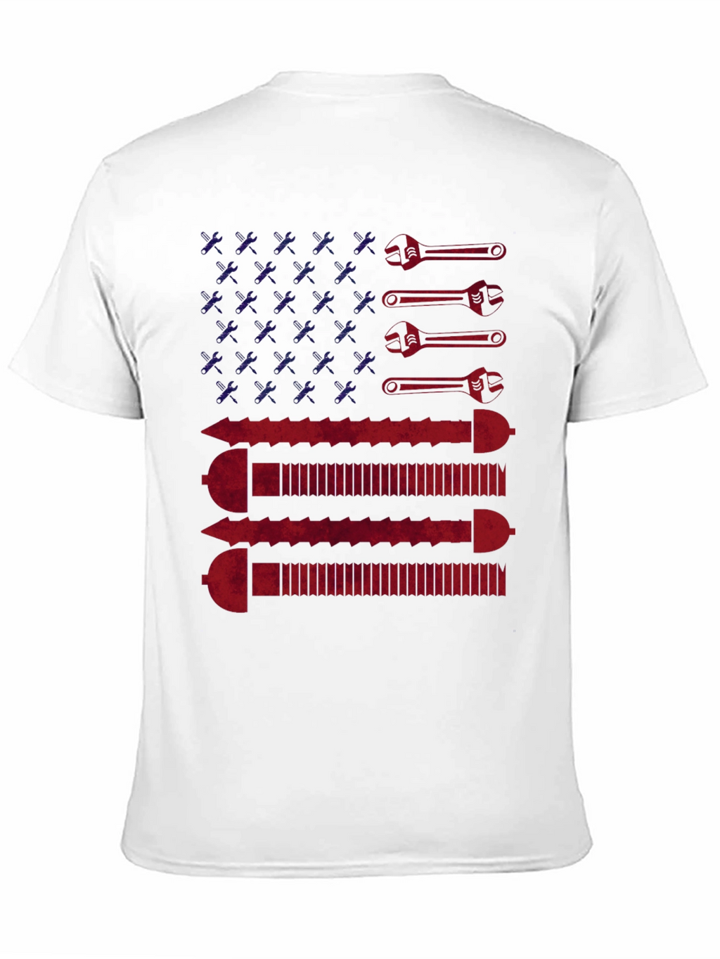 American Flag Wrench & Screw T-Shirt