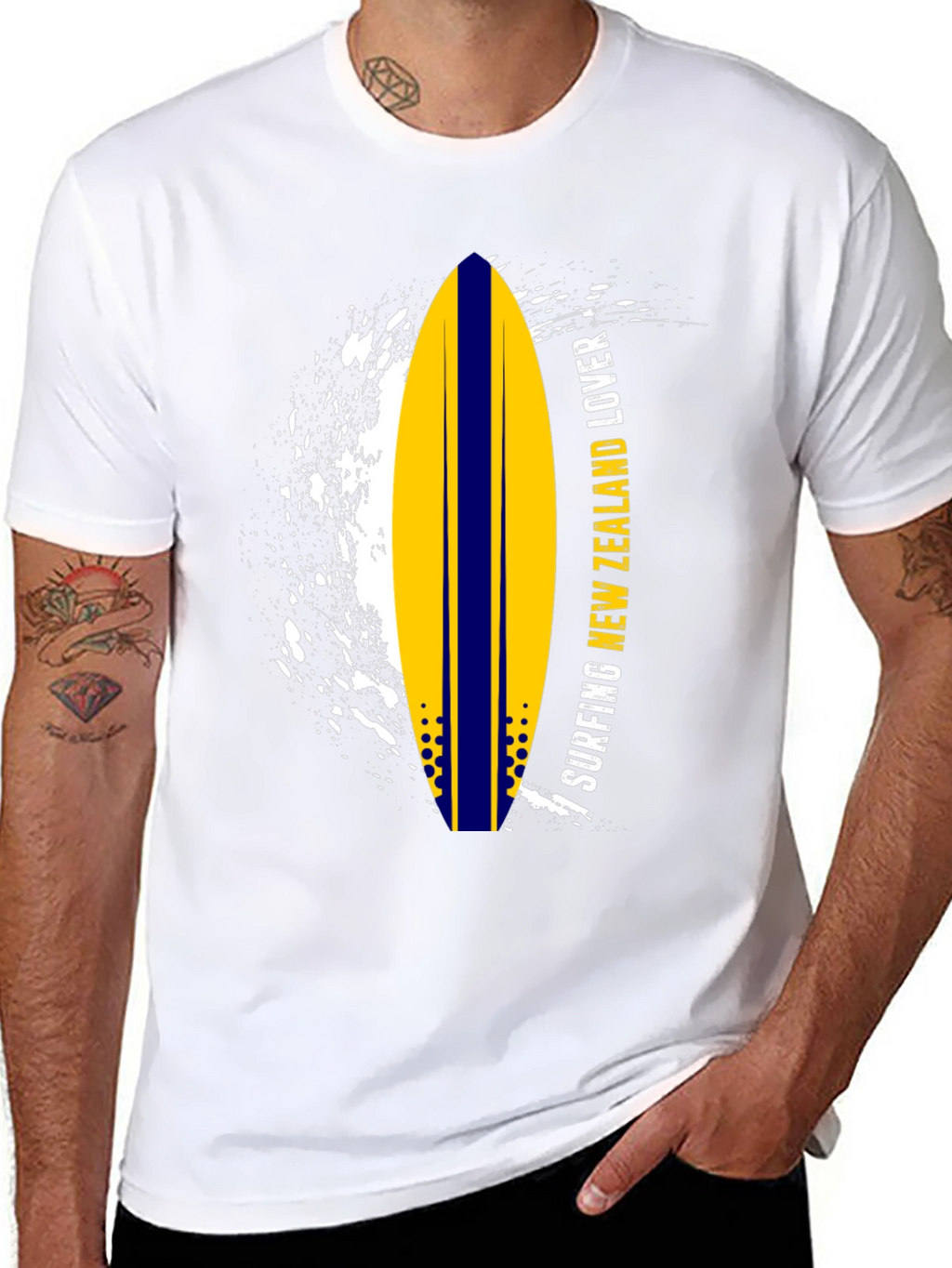 Surfing New Zealand Lover T-Shirt