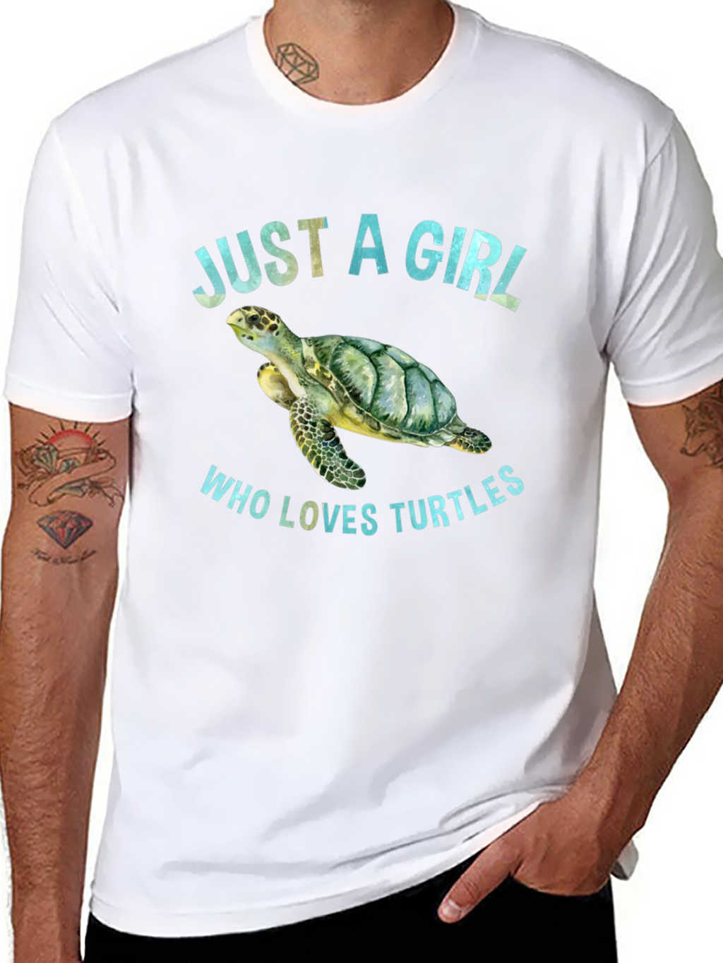 Just A Girl Who Loves Turtles T-Shirt