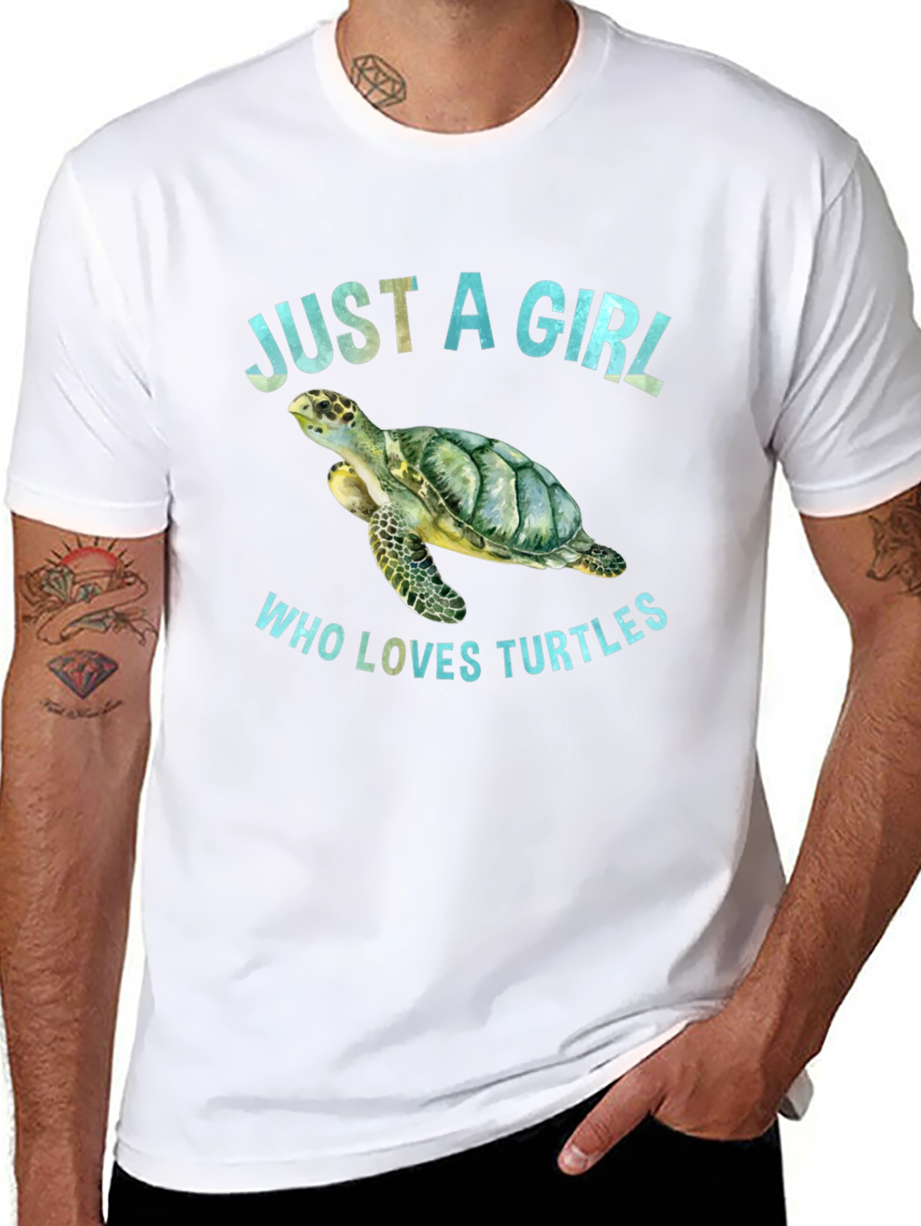 Just A Girl Who Loves Turtles T-Shirt