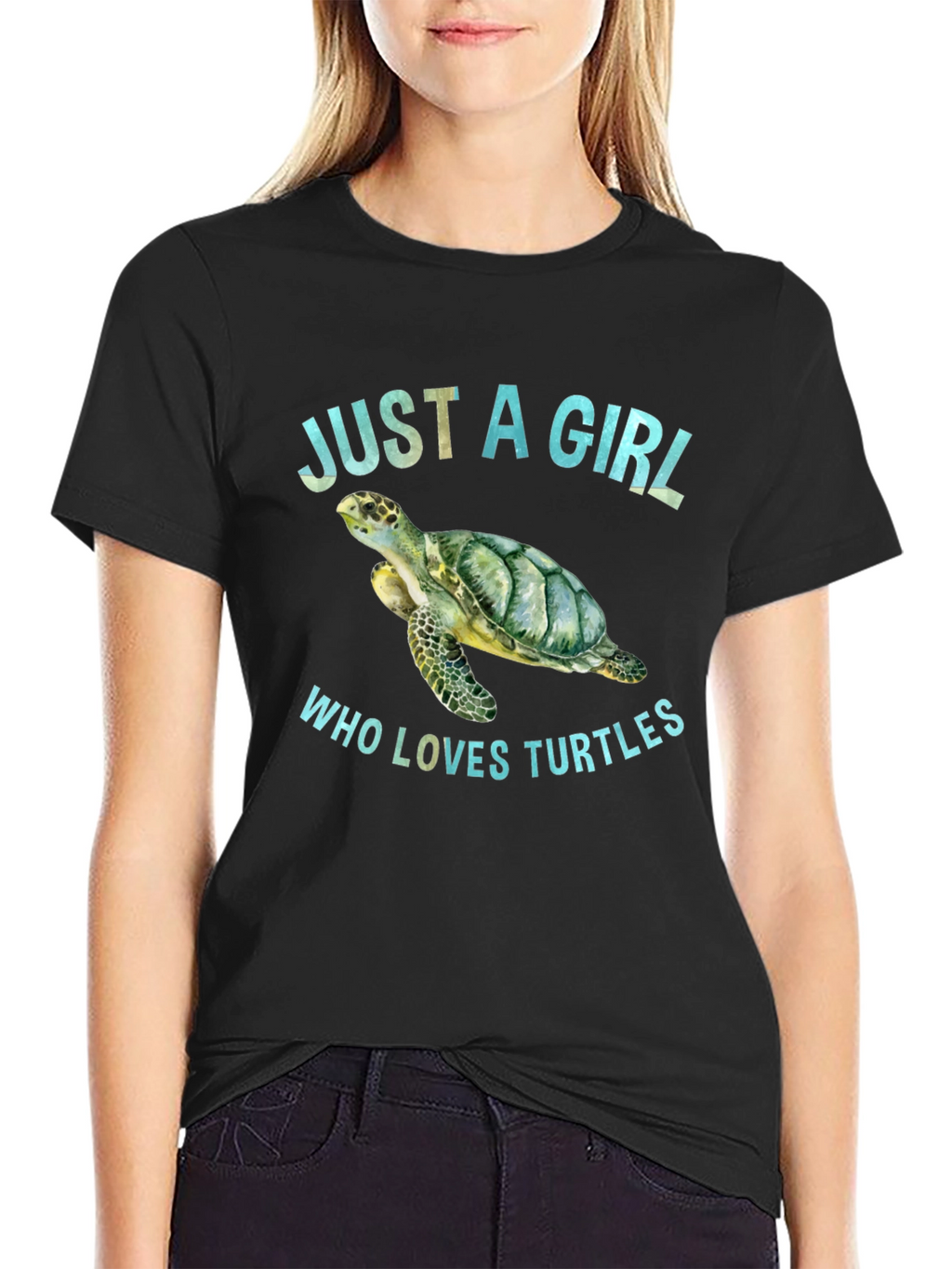 Just A Girl Who Loves Turtles T-Shirt