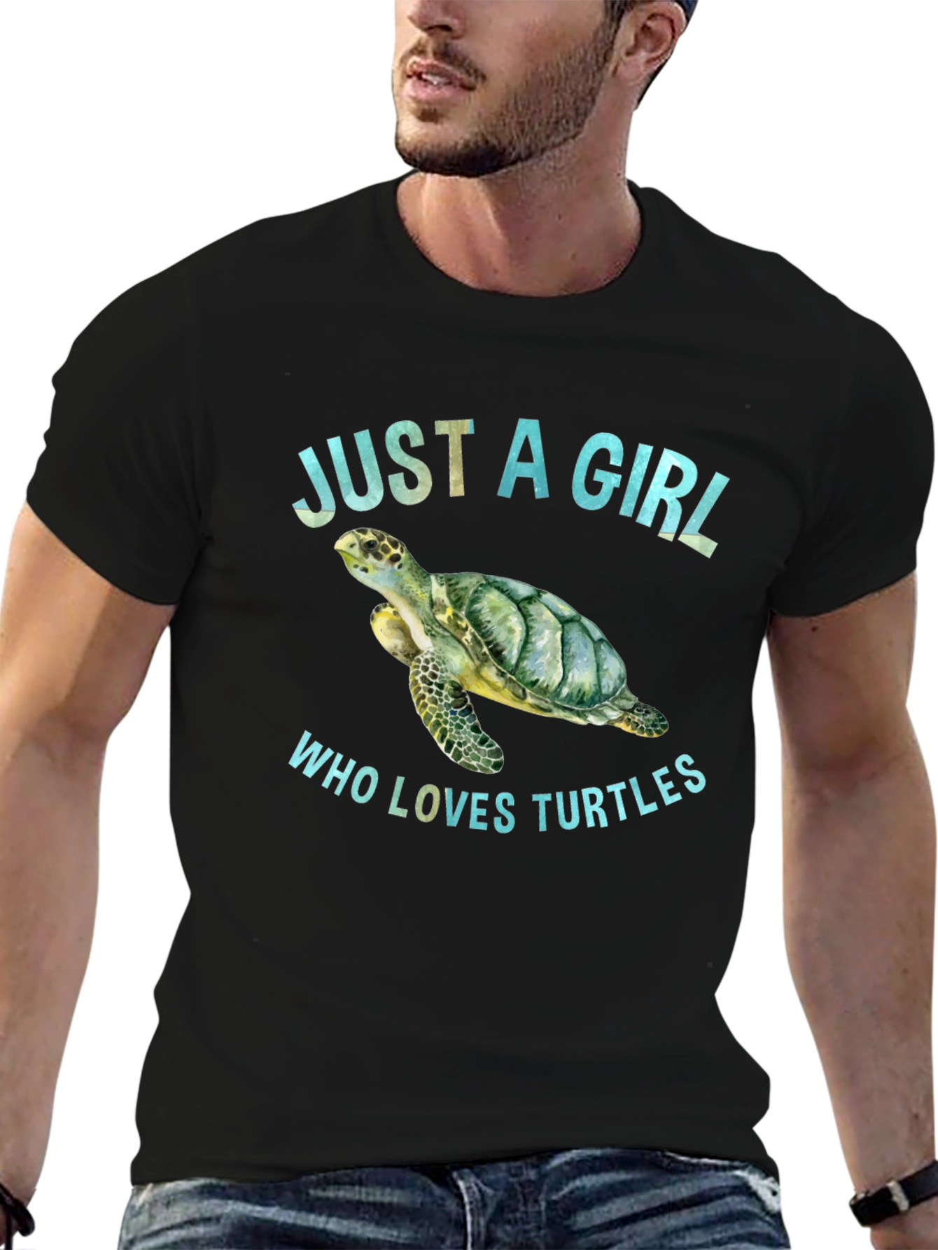 Just A Girl Who Loves Turtles T-Shirt