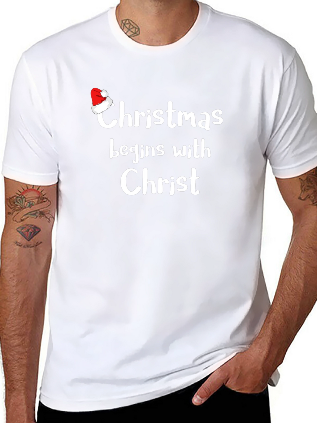 Christmas Begins With Christ T-Shirt