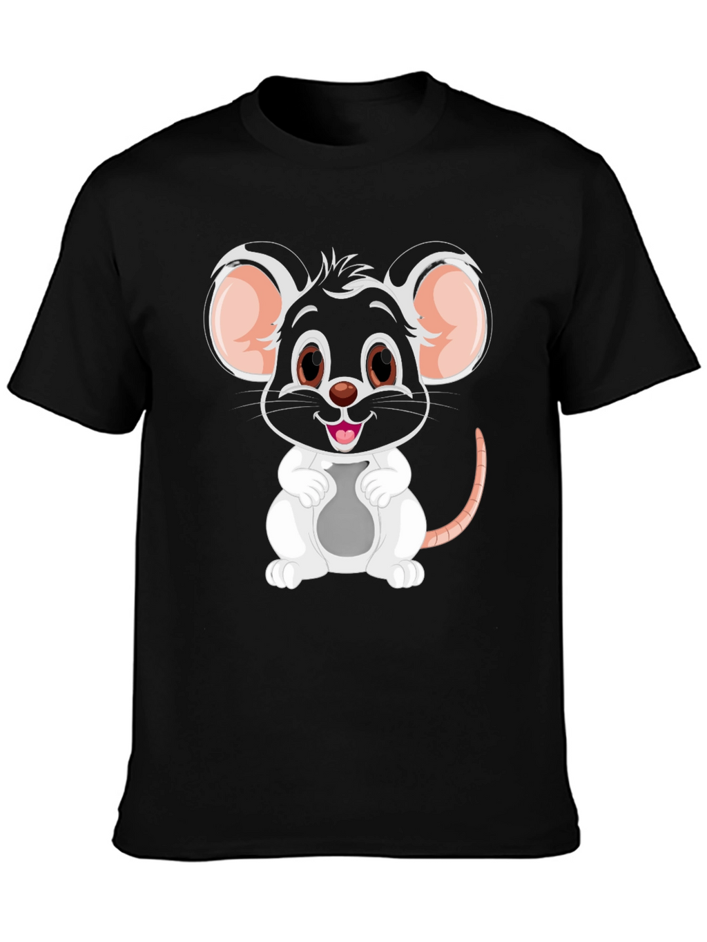 Cute Mouse Graphic T-Shirt - Unisex Cartoon Tee