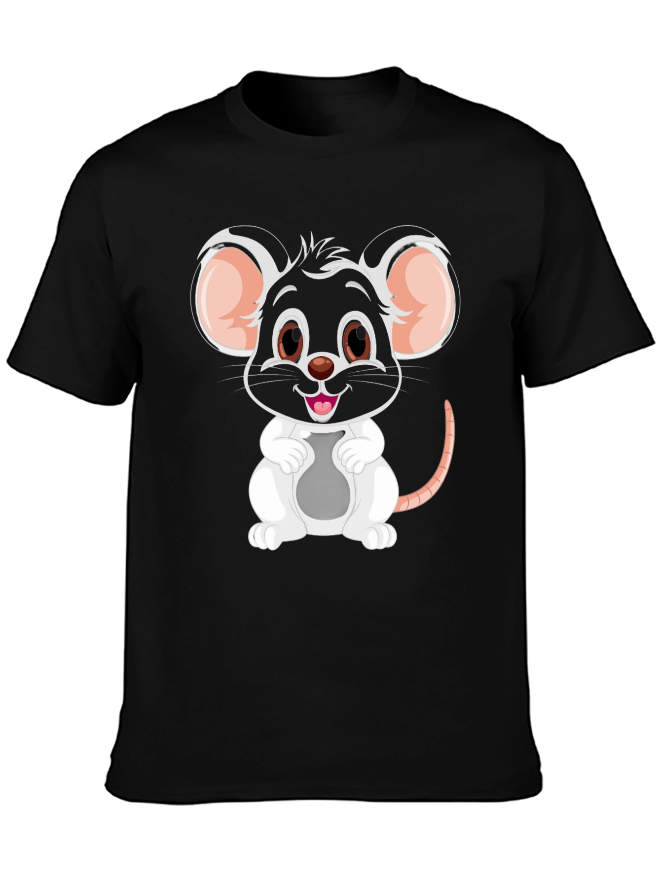 Cute Mouse Graphic T-Shirt - Unisex Cartoon Tee