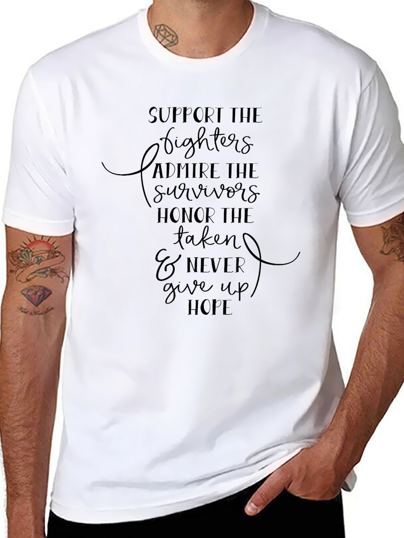 Support the Fighters Graphic Tee