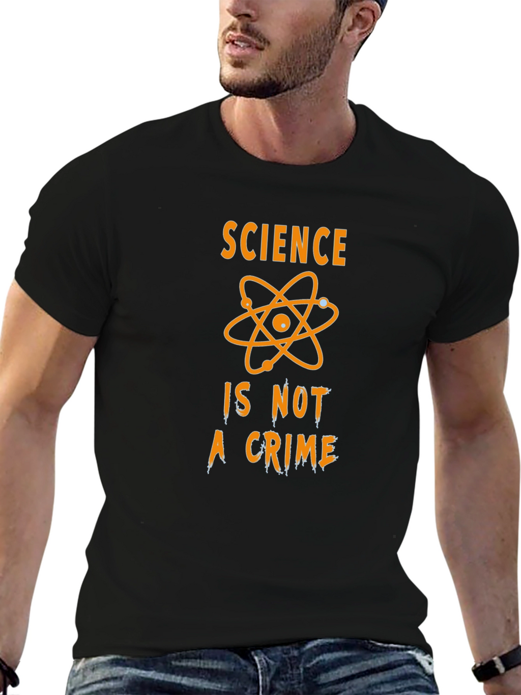 Science Is Not A Crime Black T-Shirt