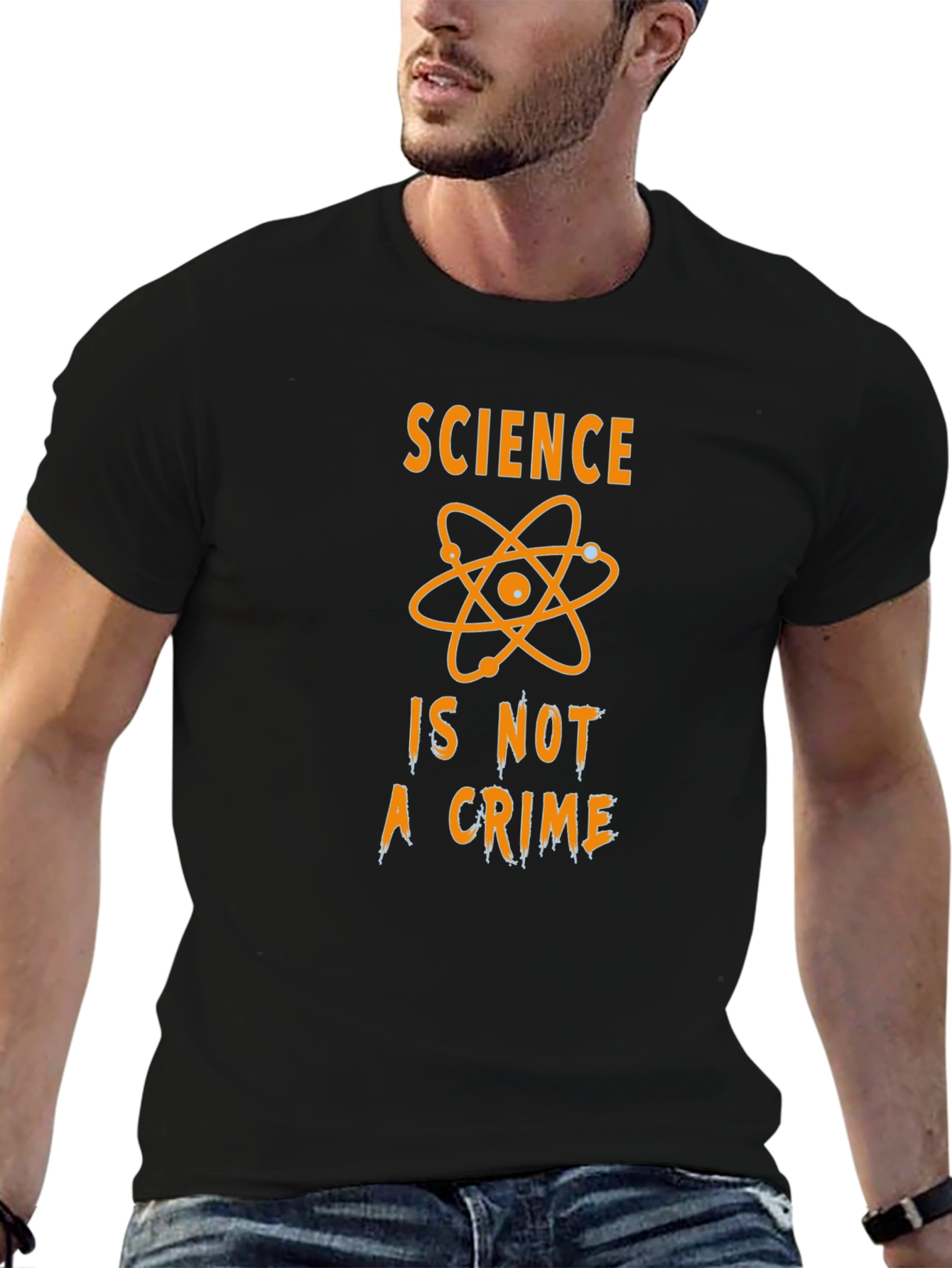 Science Is Not A Crime Black T-Shirt