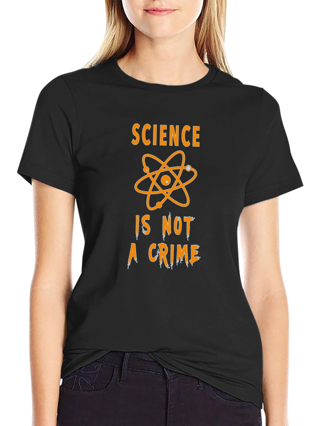 Science Is Not A Crime Black T-Shirt
