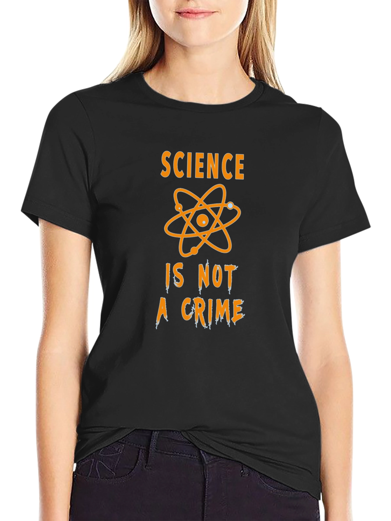 Science Is Not A Crime Black T-Shirt