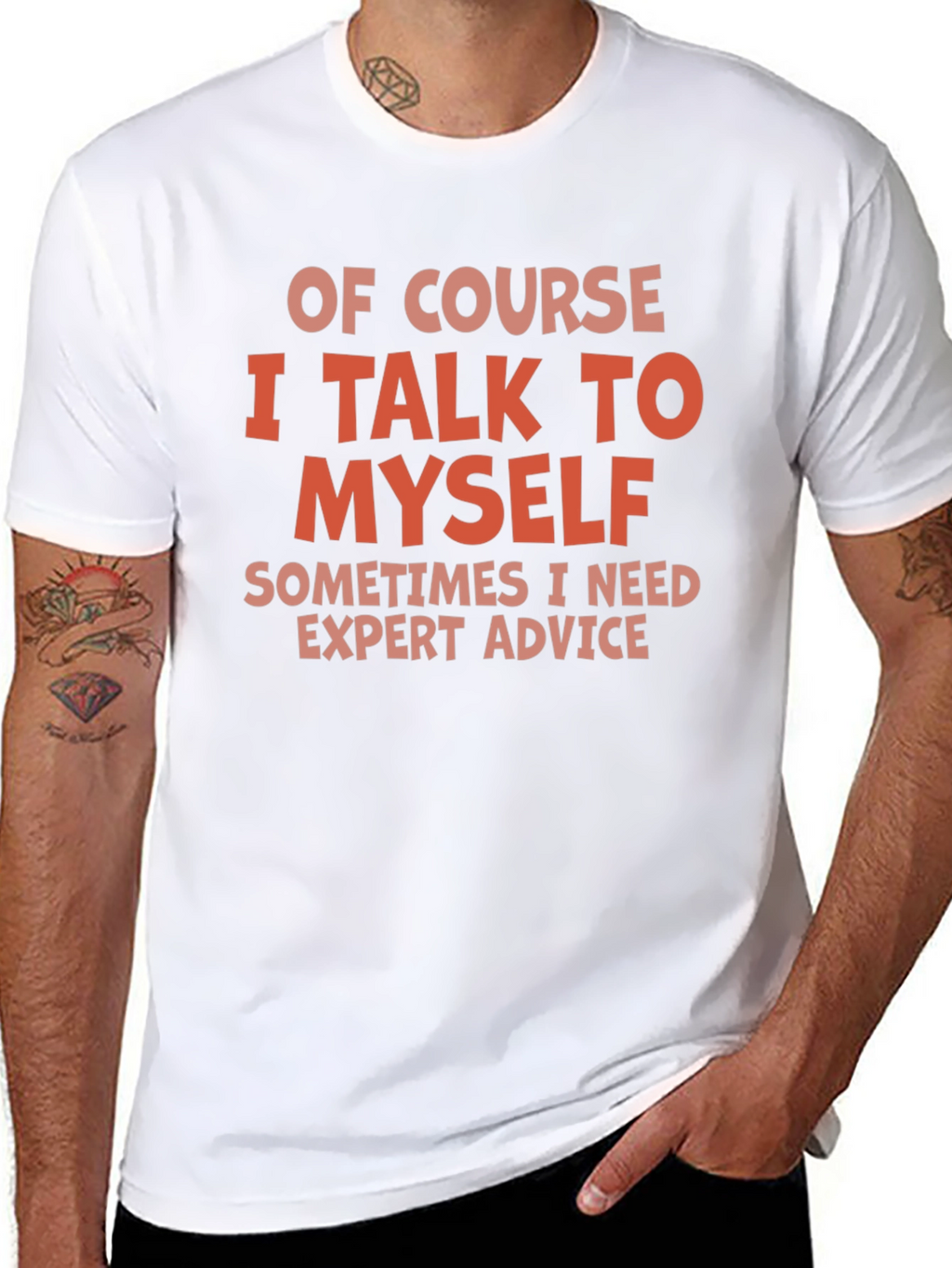Funny I Talk To Myself Graphic Tee