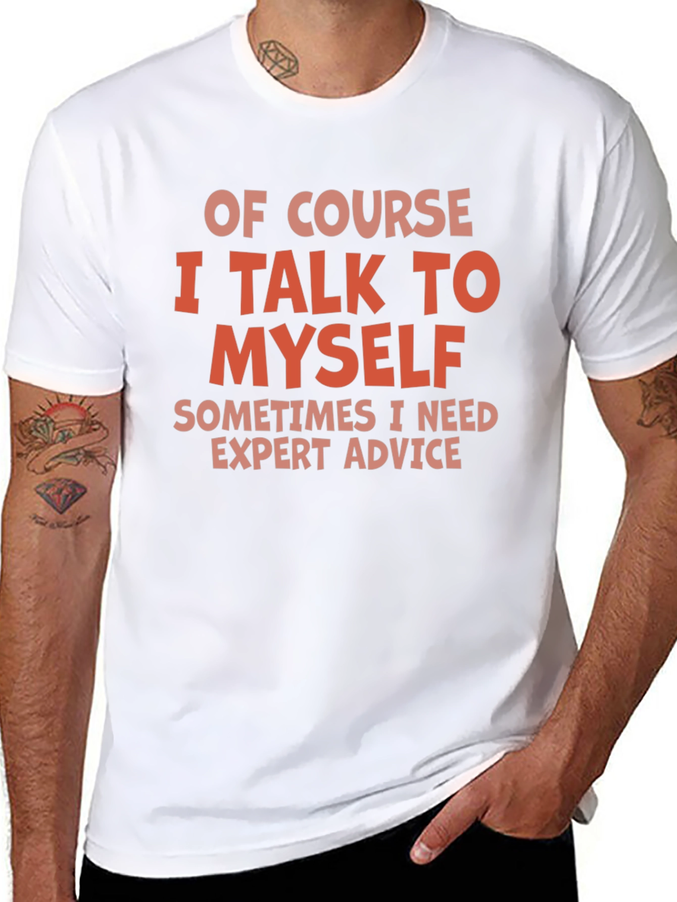 Funny I Talk To Myself Graphic Tee