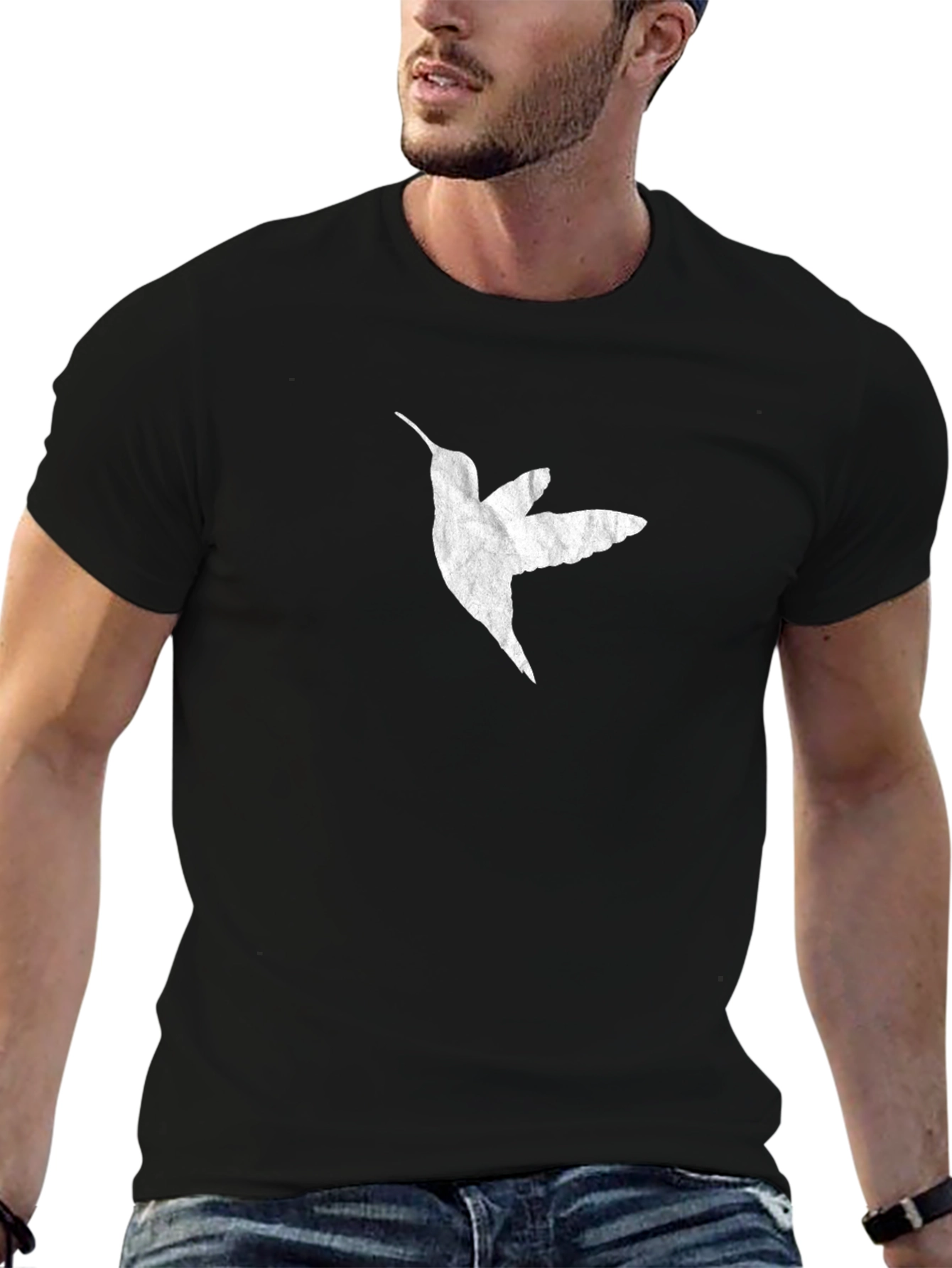 Hummingbird Graphic T-Shirt - Soft Cotton Blend