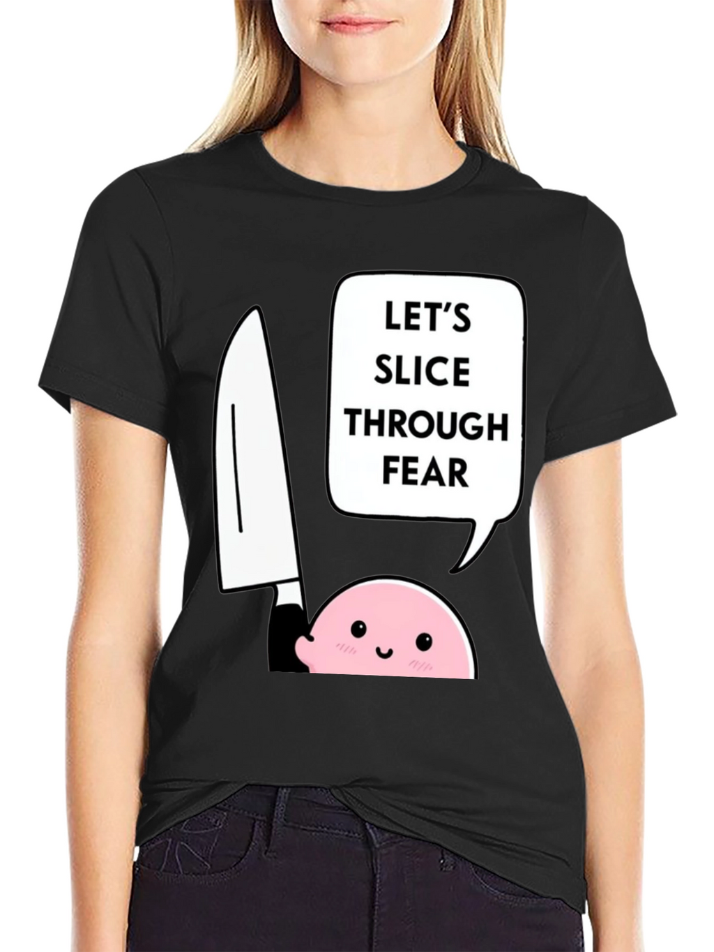 Slice Through Fear Graphic T-Shirt