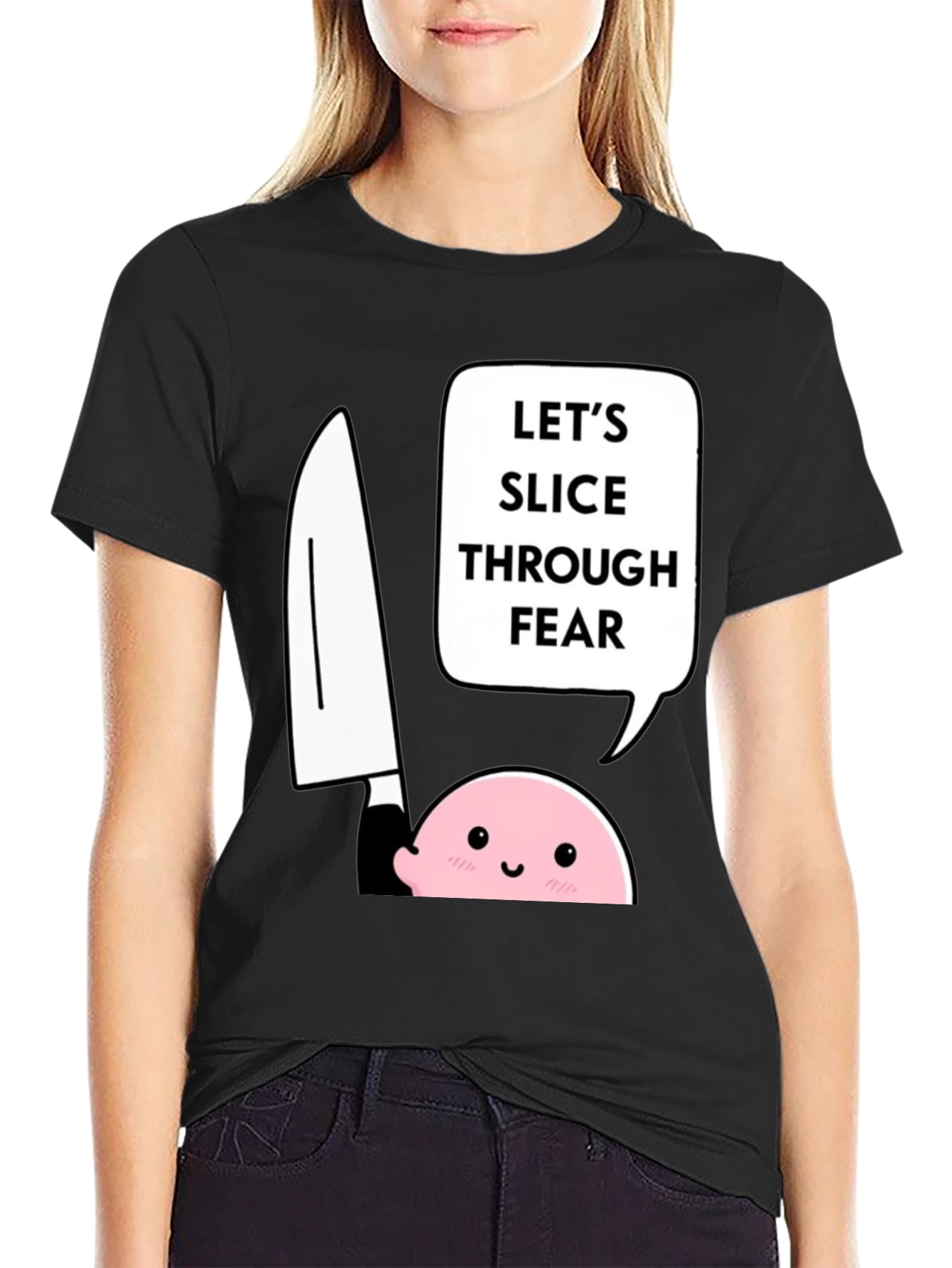 Slice Through Fear Graphic T-Shirt