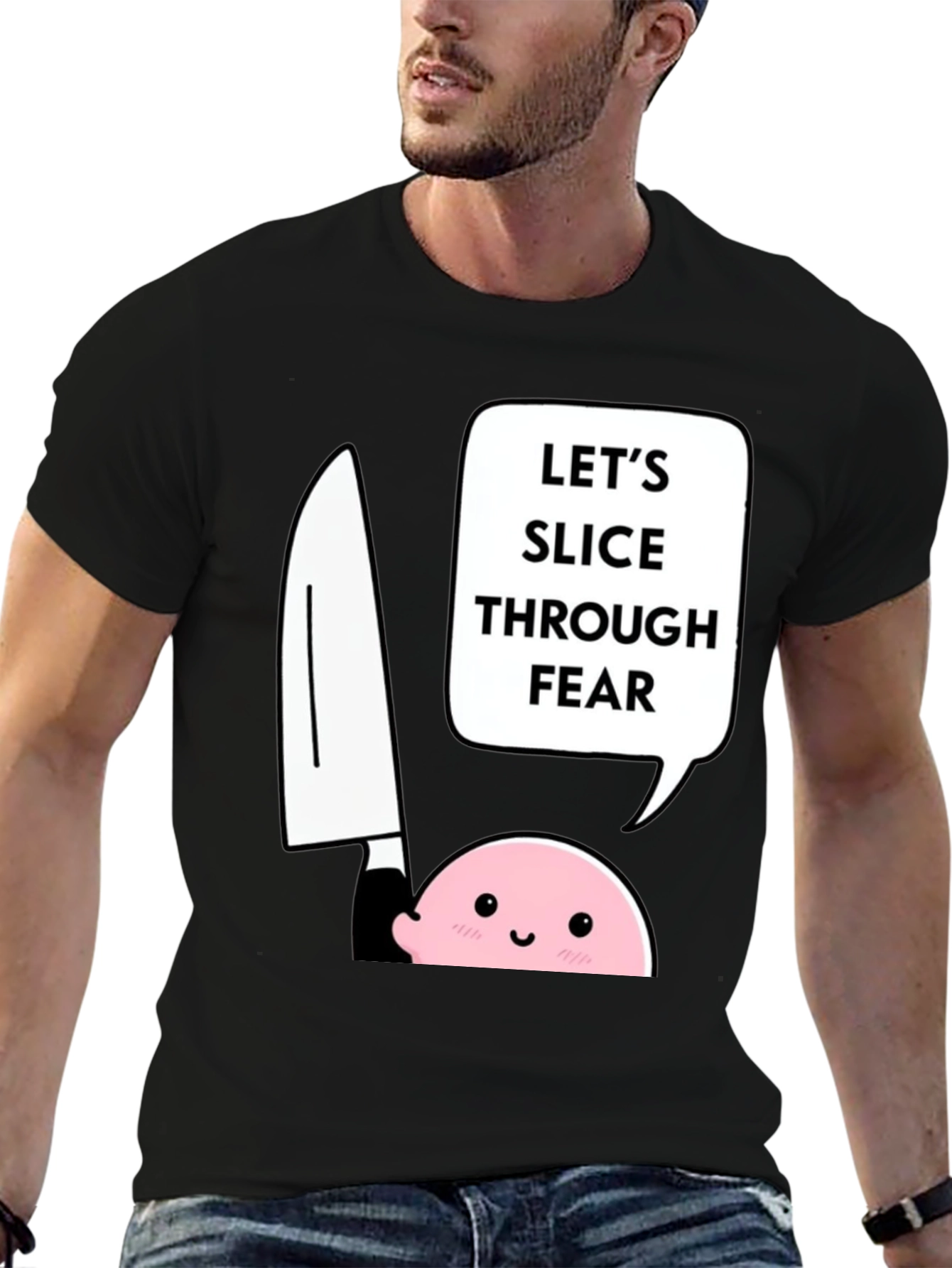 Slice Through Fear Graphic T-Shirt