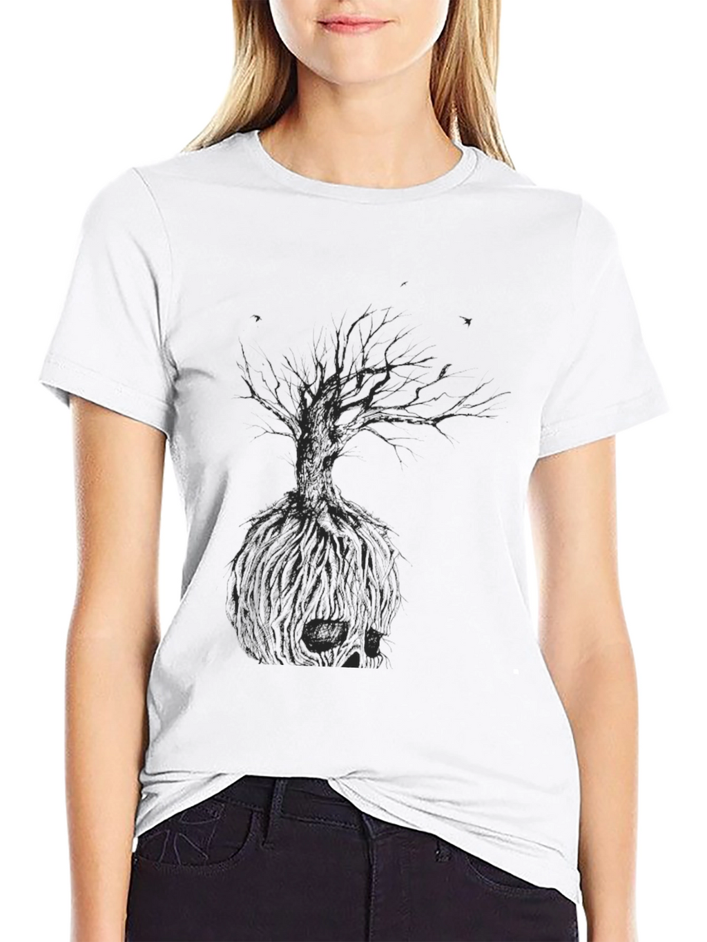 Black Tree Graphic Tee - Mens Casual Fit
