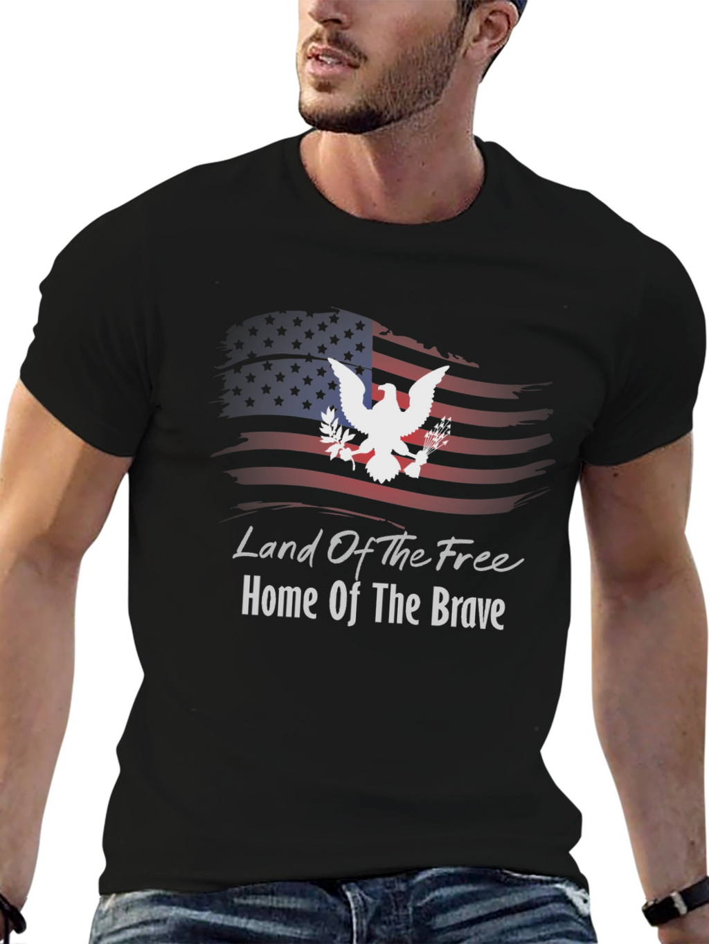 Land of the Free Patriotic T-Shirt