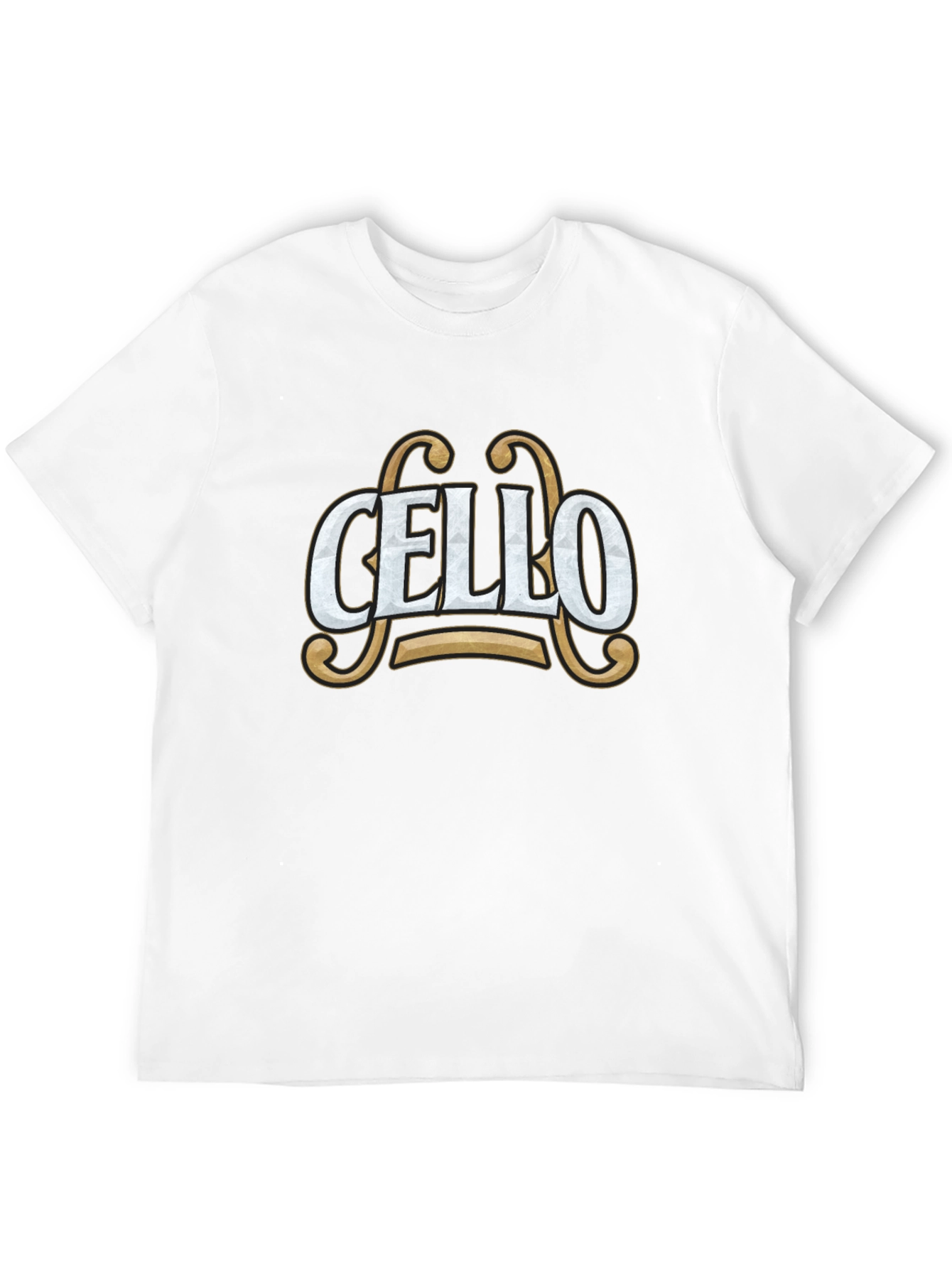 Cello Music T-Shirt - Black