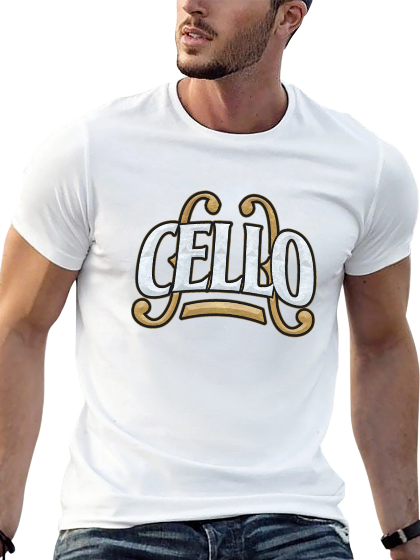 Cello Music T-Shirt - Black