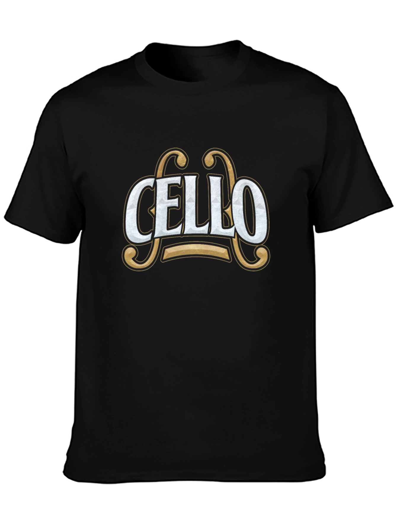 Cello Music T-Shirt - Black