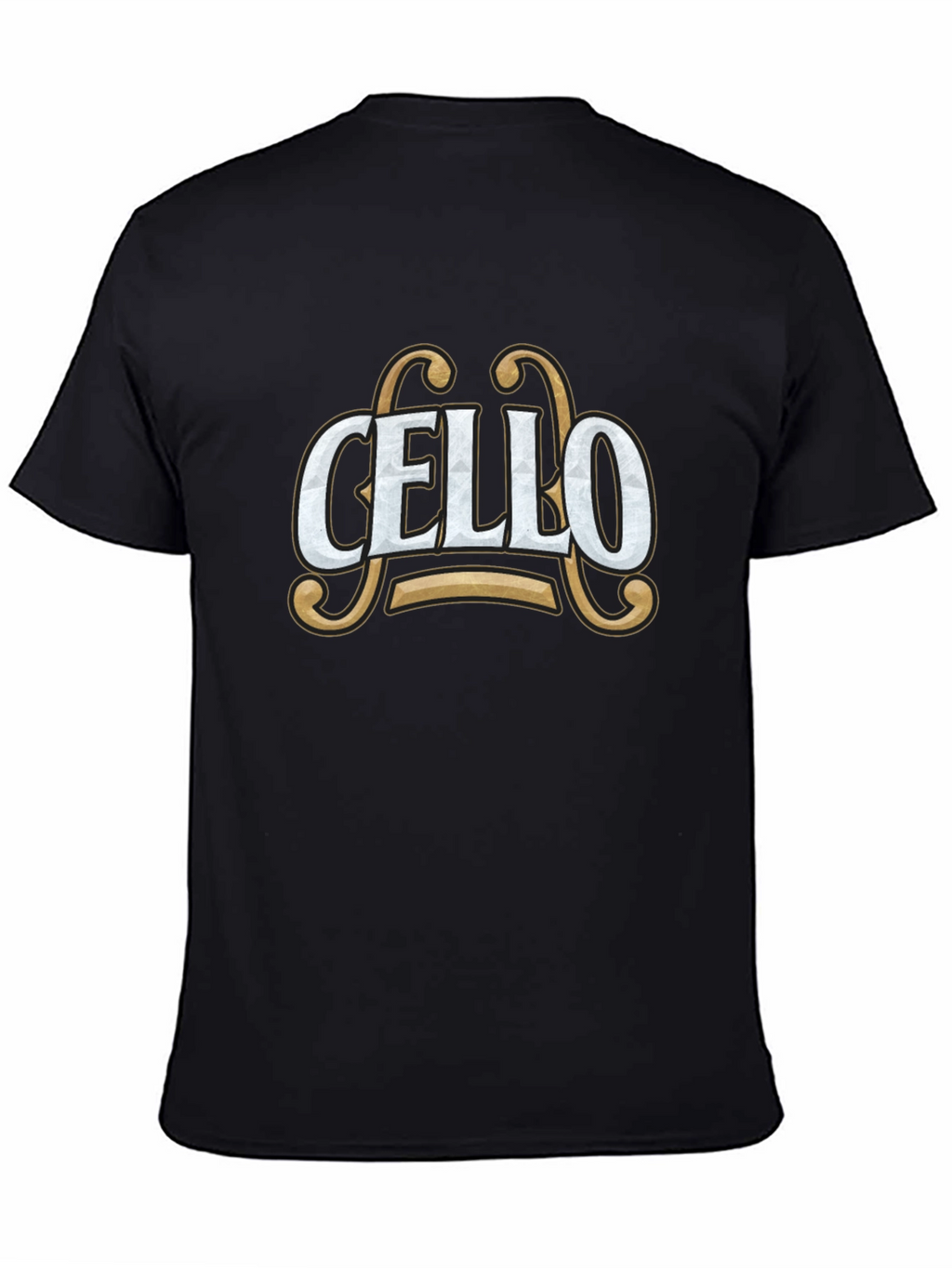 Cello Music T-Shirt - Black