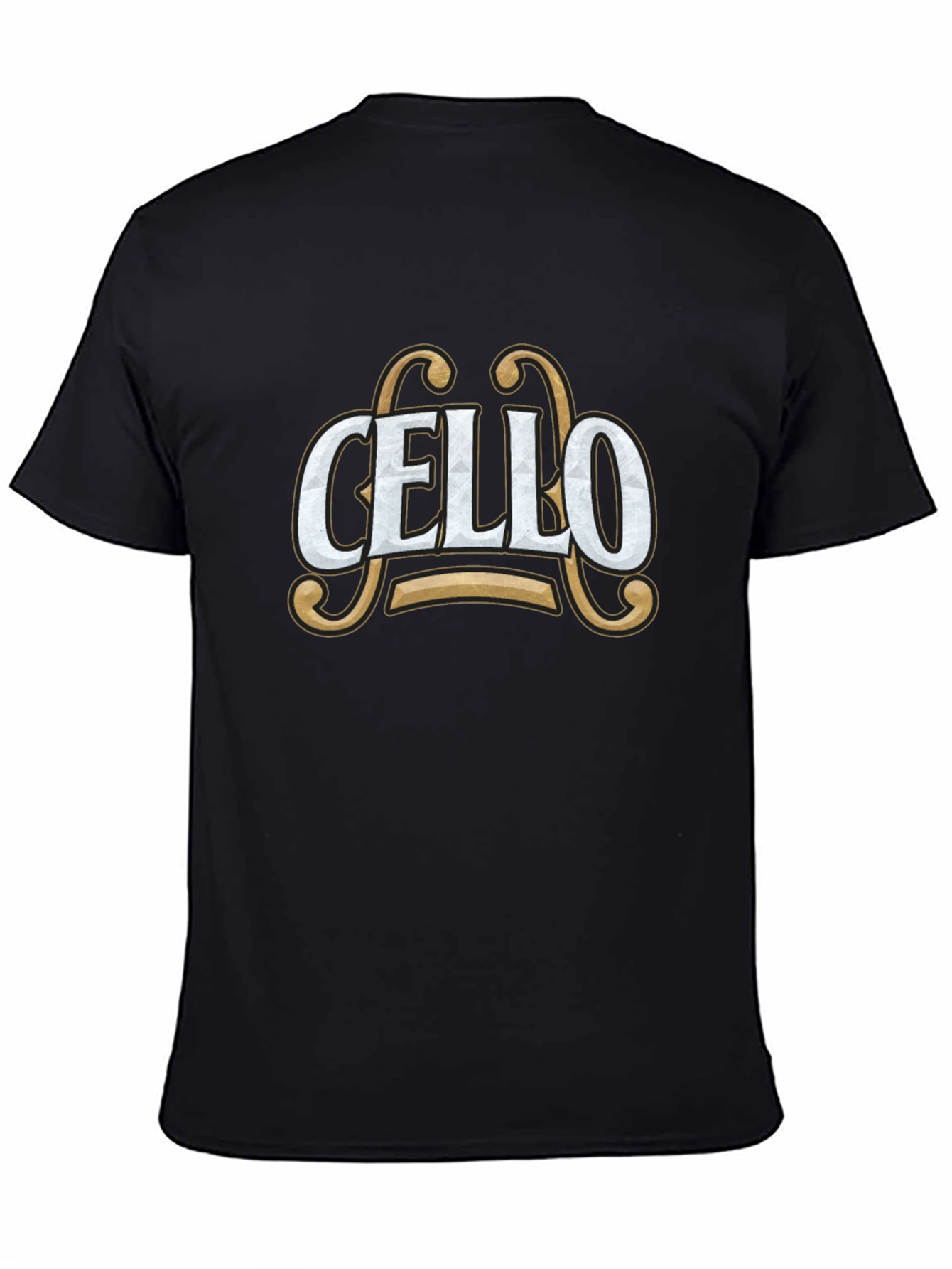Cello Music T-Shirt - Black