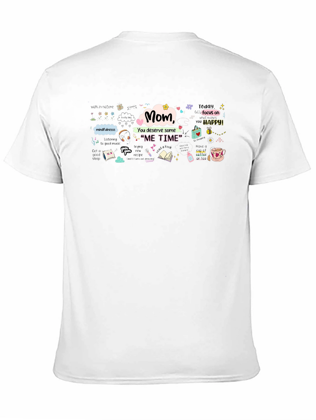 Relax Mom Graphic Tee - Me Time Design