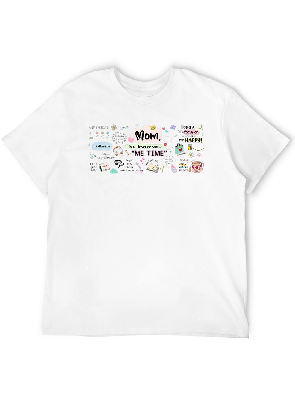 Relax Mom Graphic Tee - Me Time Design