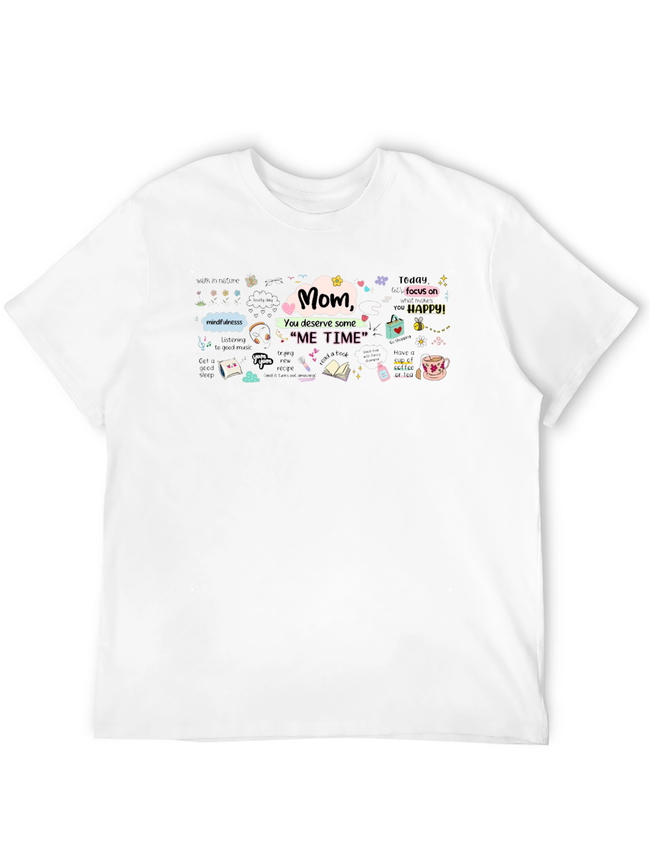 Relax Mom Graphic Tee - Me Time Design