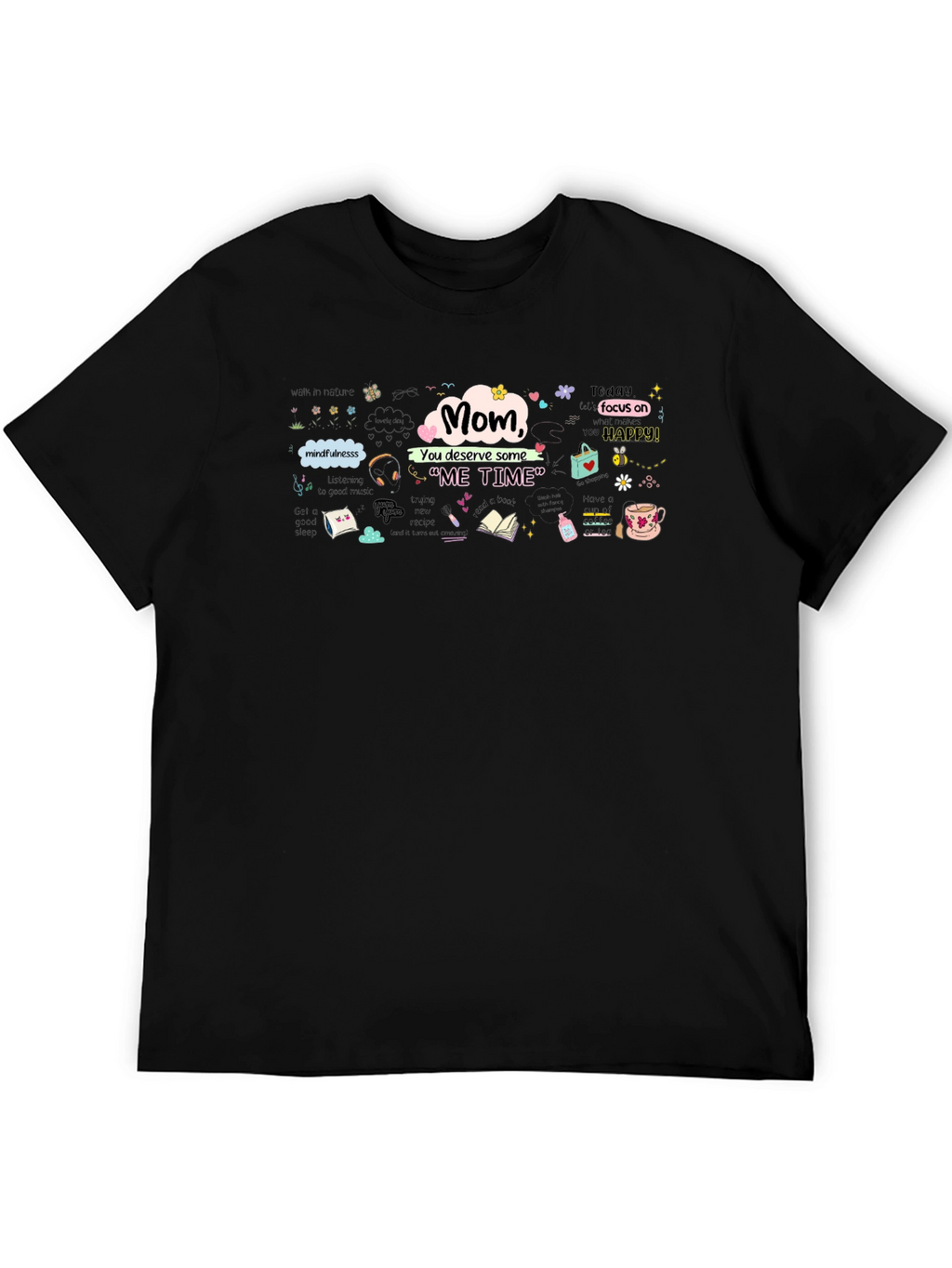 Relax Mom Graphic Tee - Me Time Design