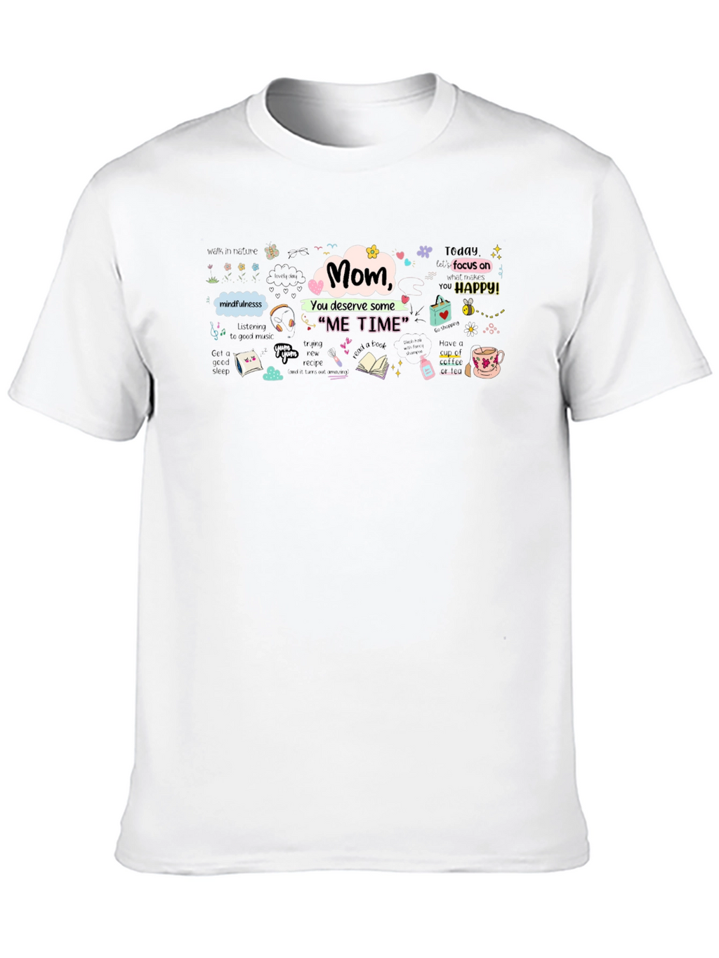 Relax Mom Graphic Tee - Me Time Design