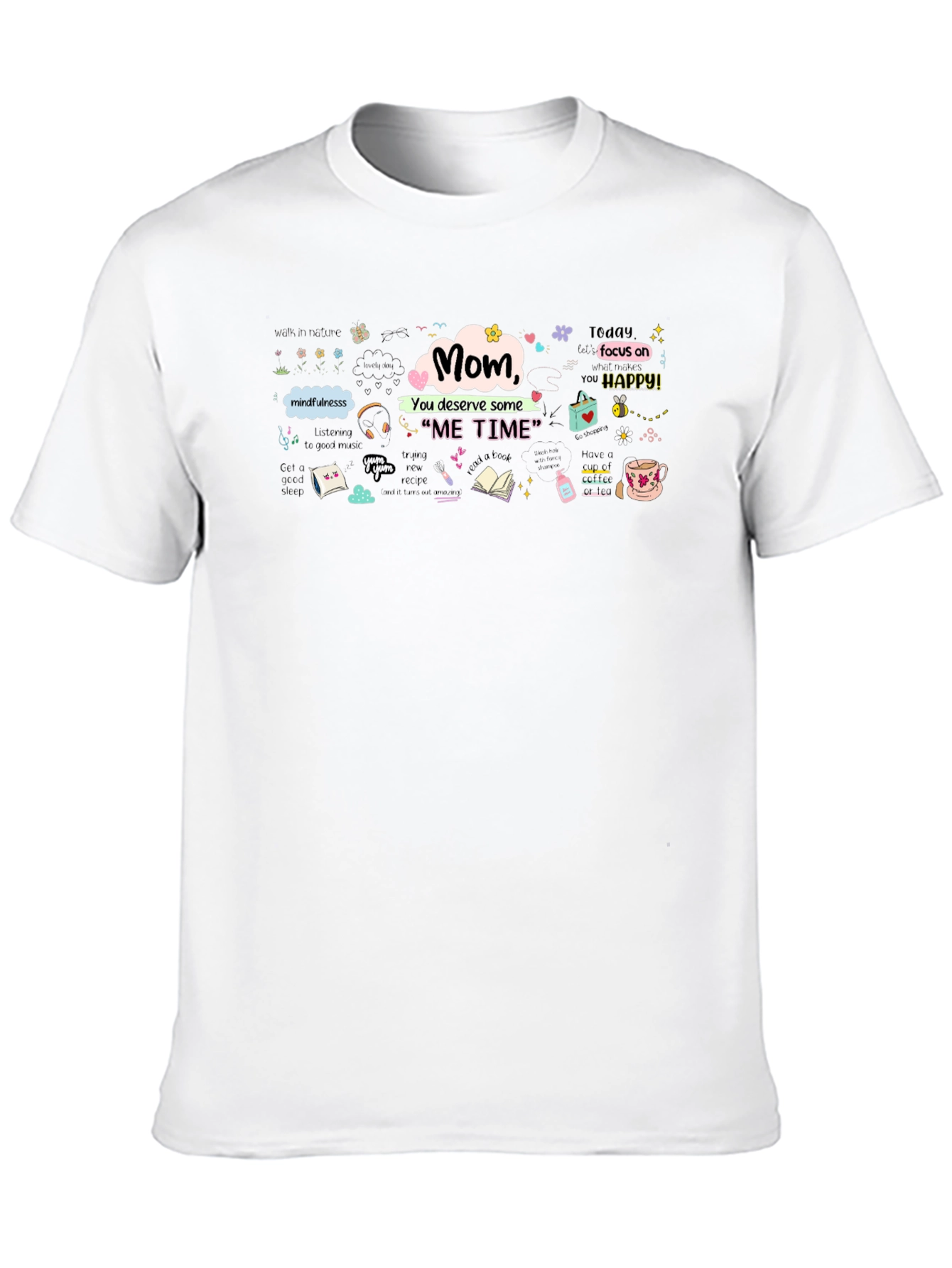 Relax Mom Graphic Tee - Me Time Design