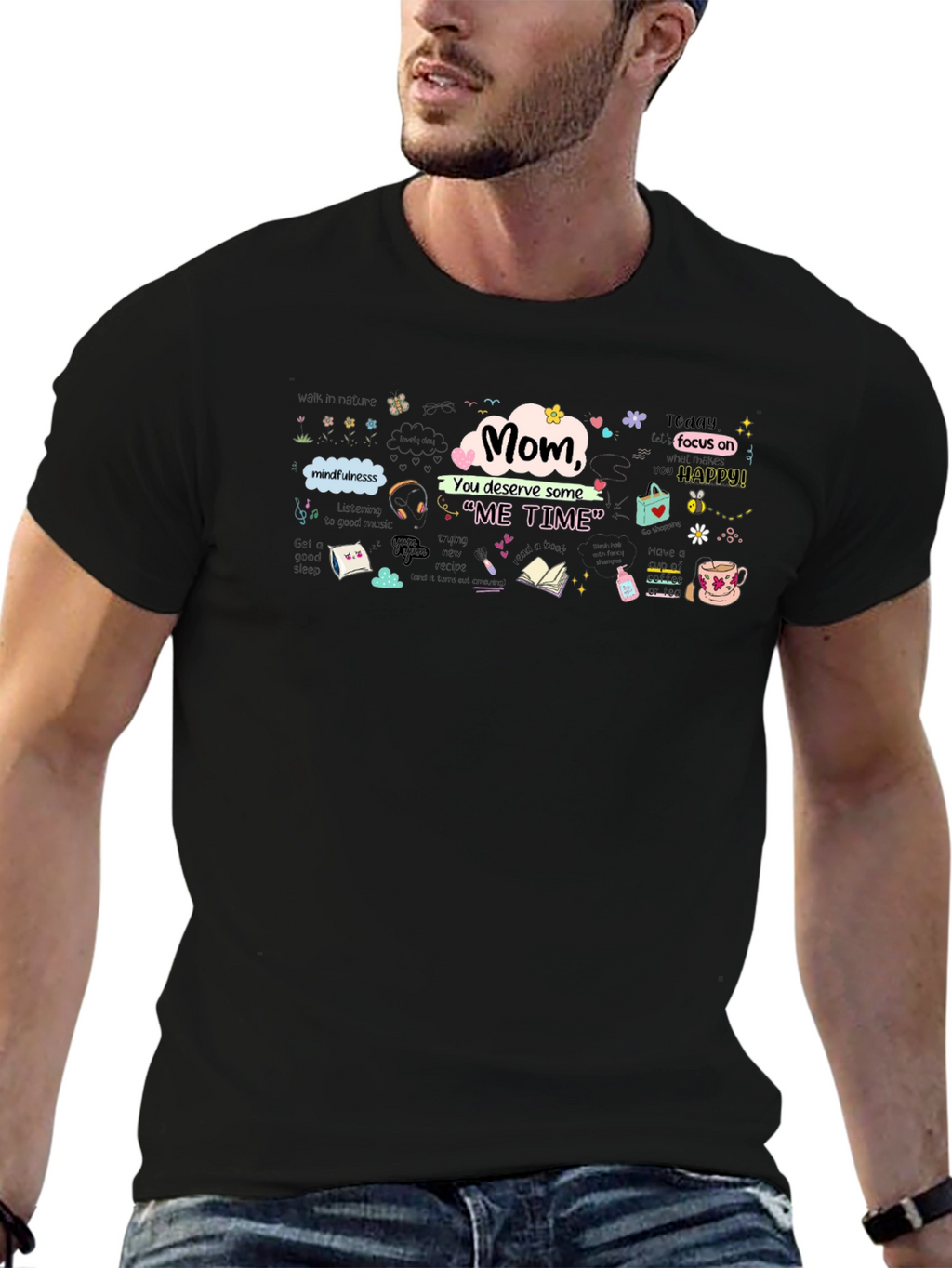Relax Mom Graphic Tee - Me Time Design