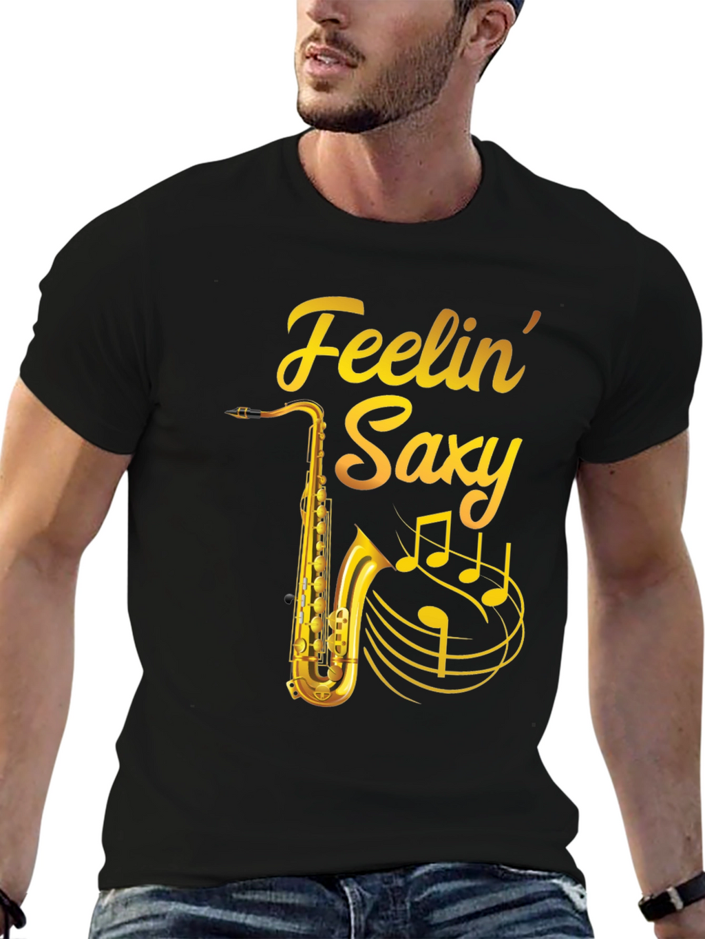 Feelin Saxy T-Shirt - Musicians Tee